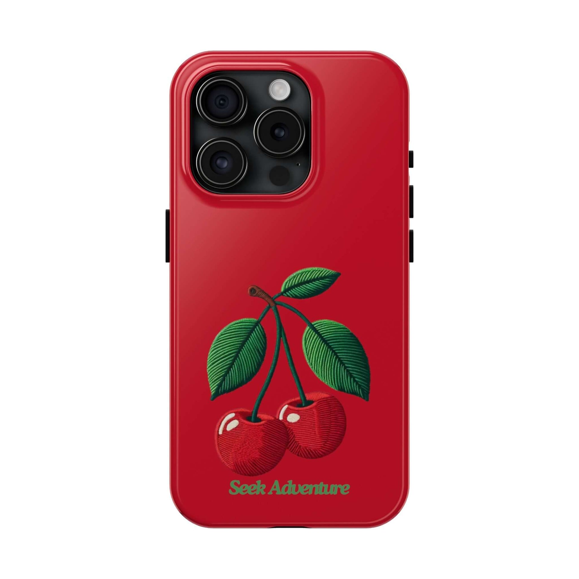 Two Cherries - Tough Phone Case - Phone Case by Seek Adventure | Seek Adventure'