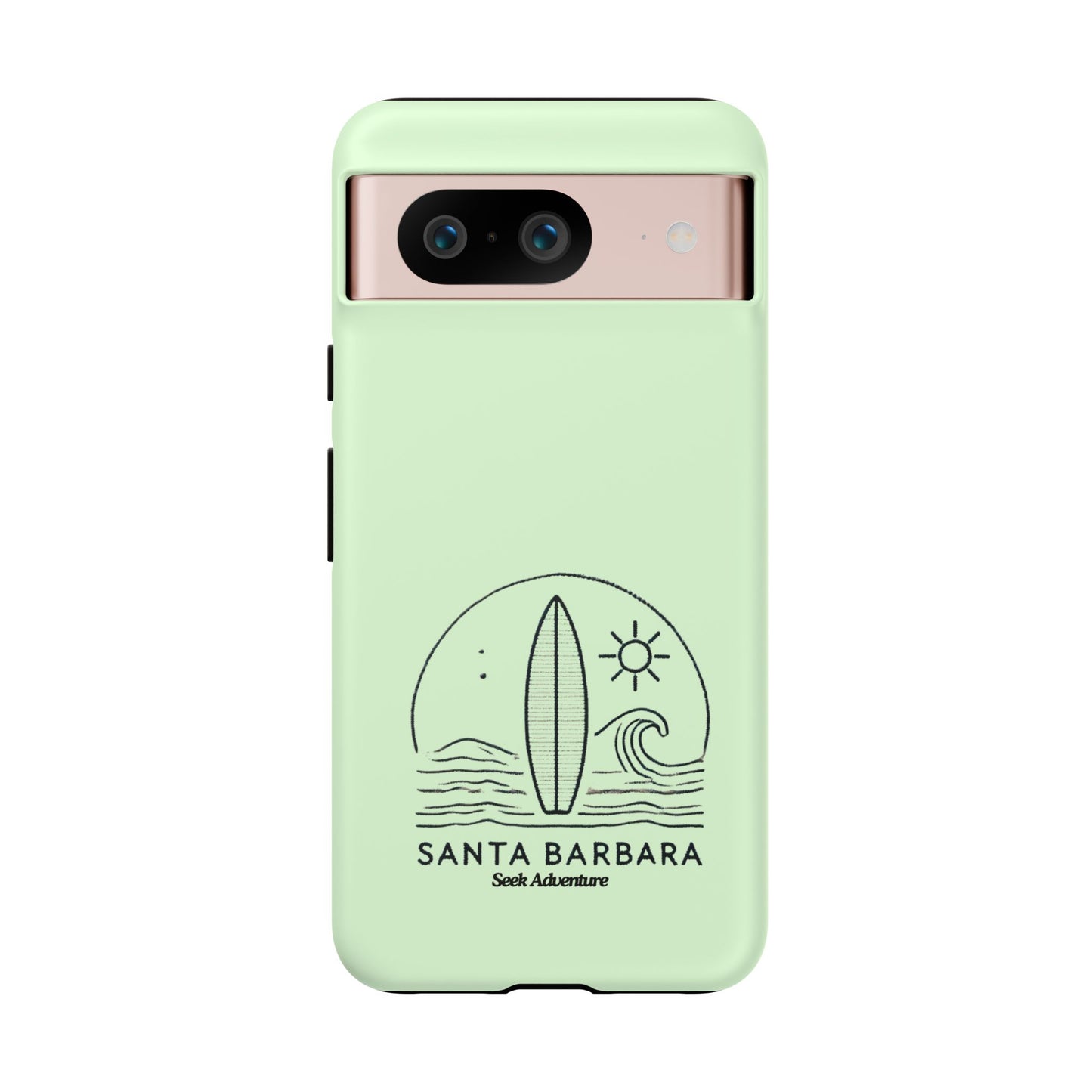 Santa Barbara California Surfboard - Tough Case