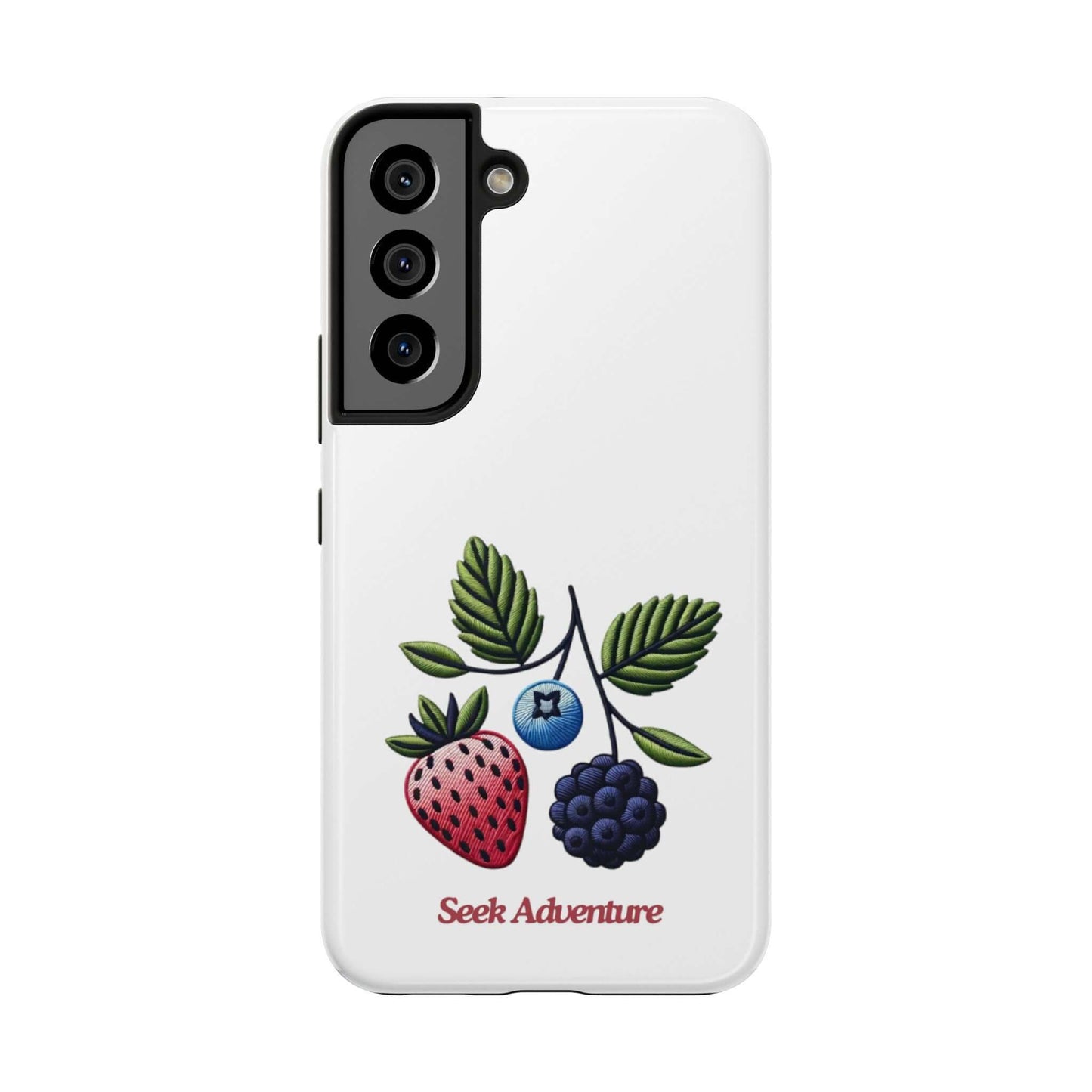 Strawberry, Blueberry, and Blackberry - Tough Phone Cases - Phone Case by Seek Adventure | Seek Adventure'