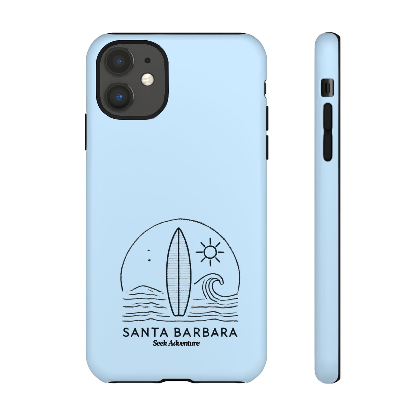 Santa Barbara California Surfboard - Tough Case