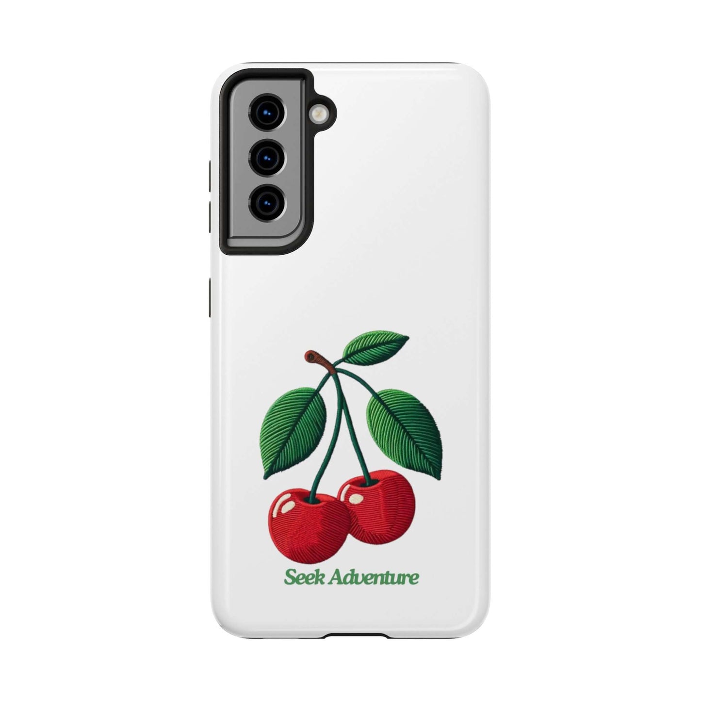 Two Cherries - Tough Phone Case - Phone Case by Seek Adventure | Seek Adventure'