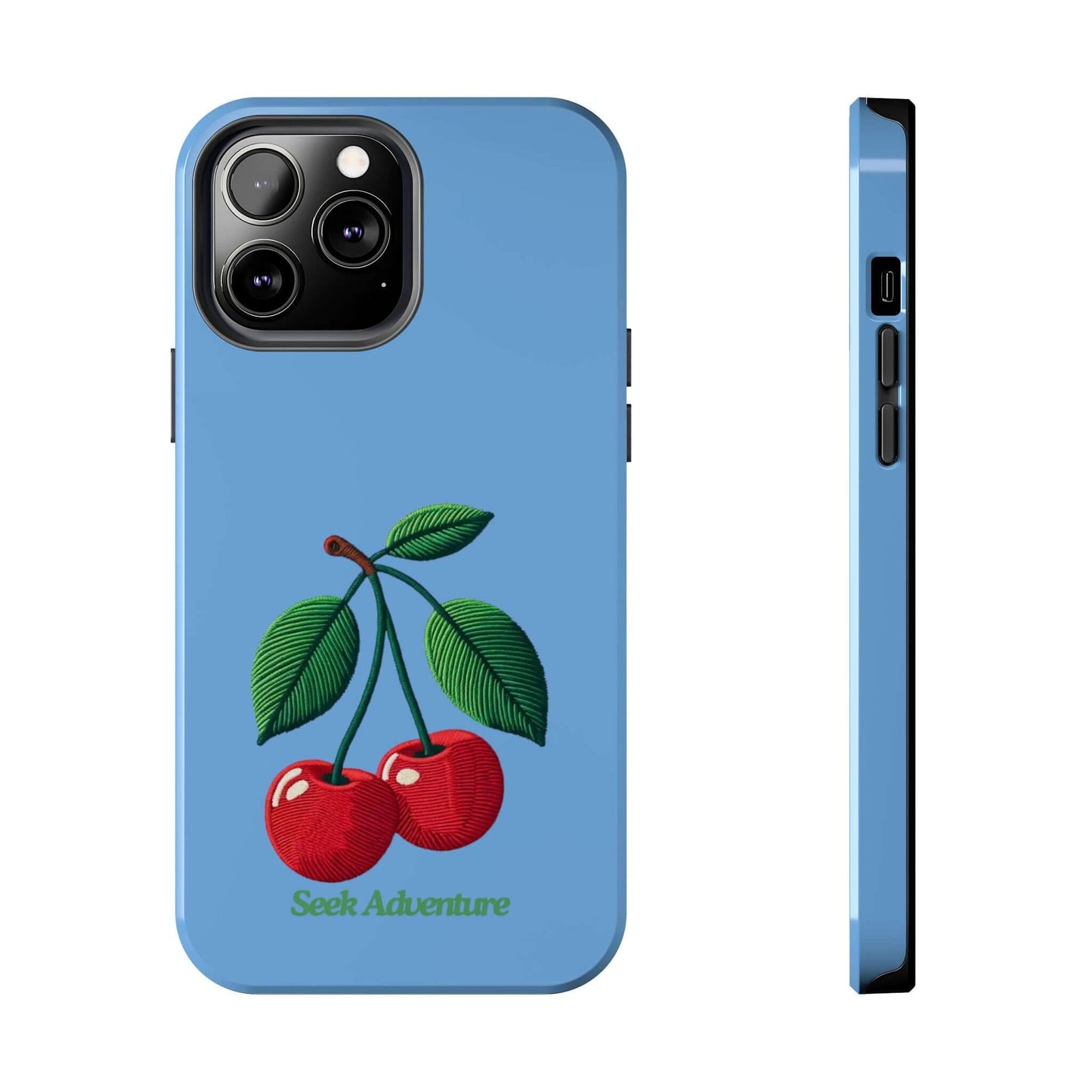 Two Cherries - Tough Phone Case - Phone Case by Seek Adventure | Seek Adventure'