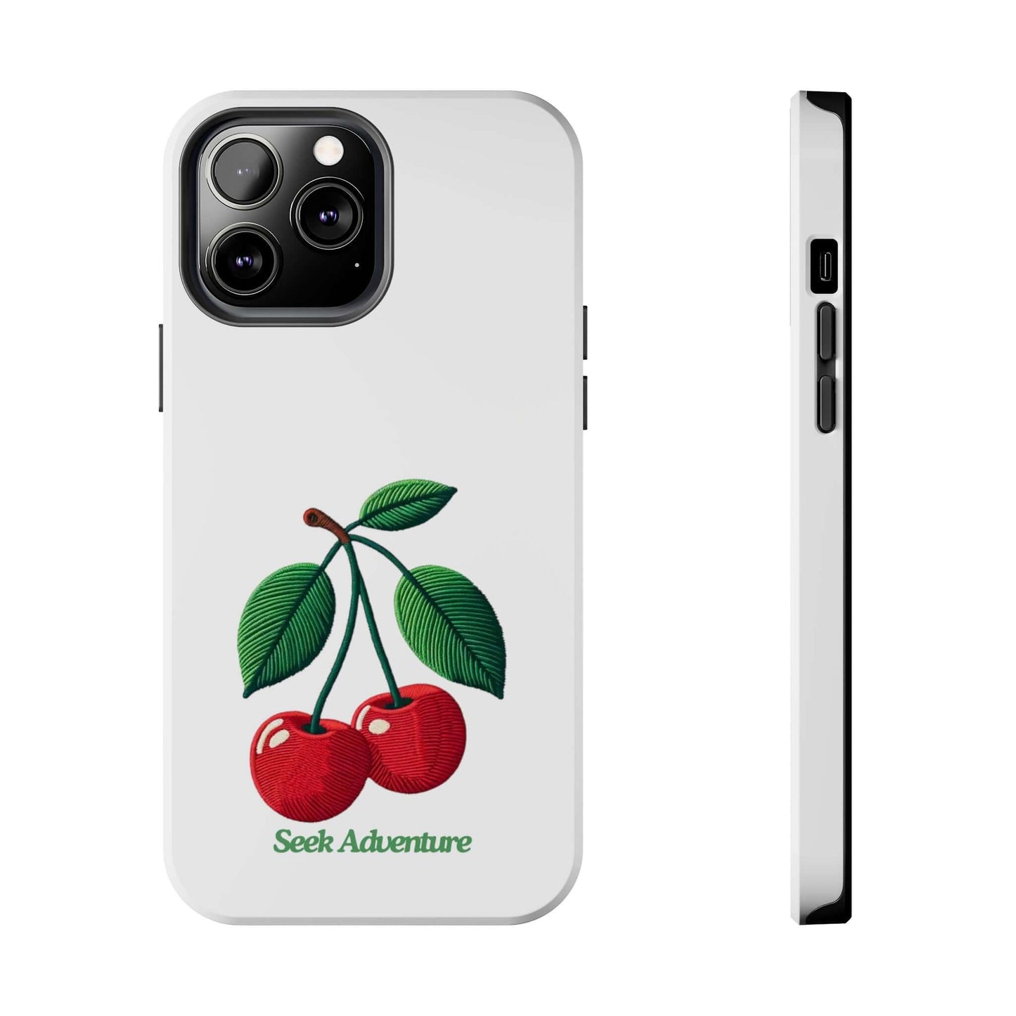 Two Cherries - Tough Phone Case - Phone Case by Seek Adventure | Seek Adventure'