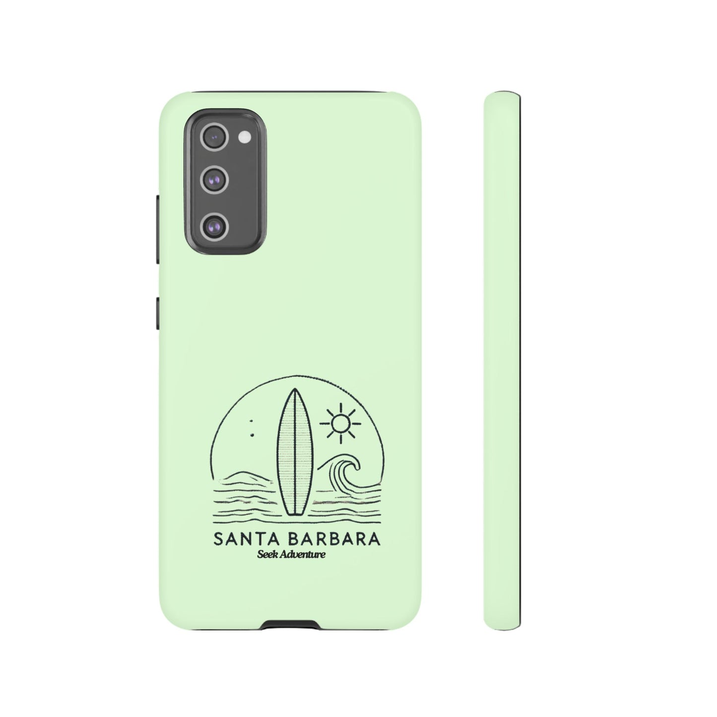 Santa Barbara California Surfboard - Tough Case