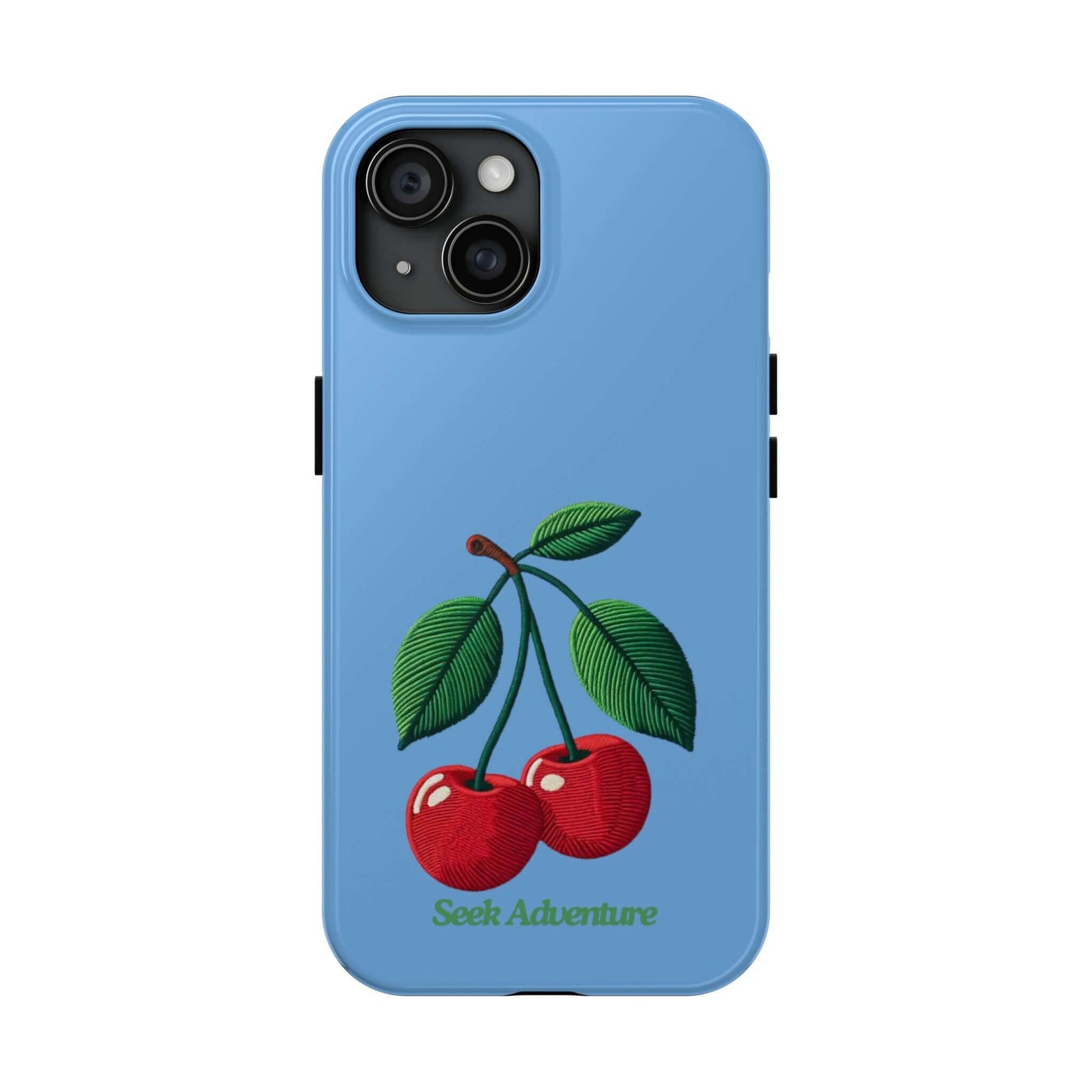 Two Cherries - Tough Phone Case - Phone Case by Seek Adventure | Seek Adventure'