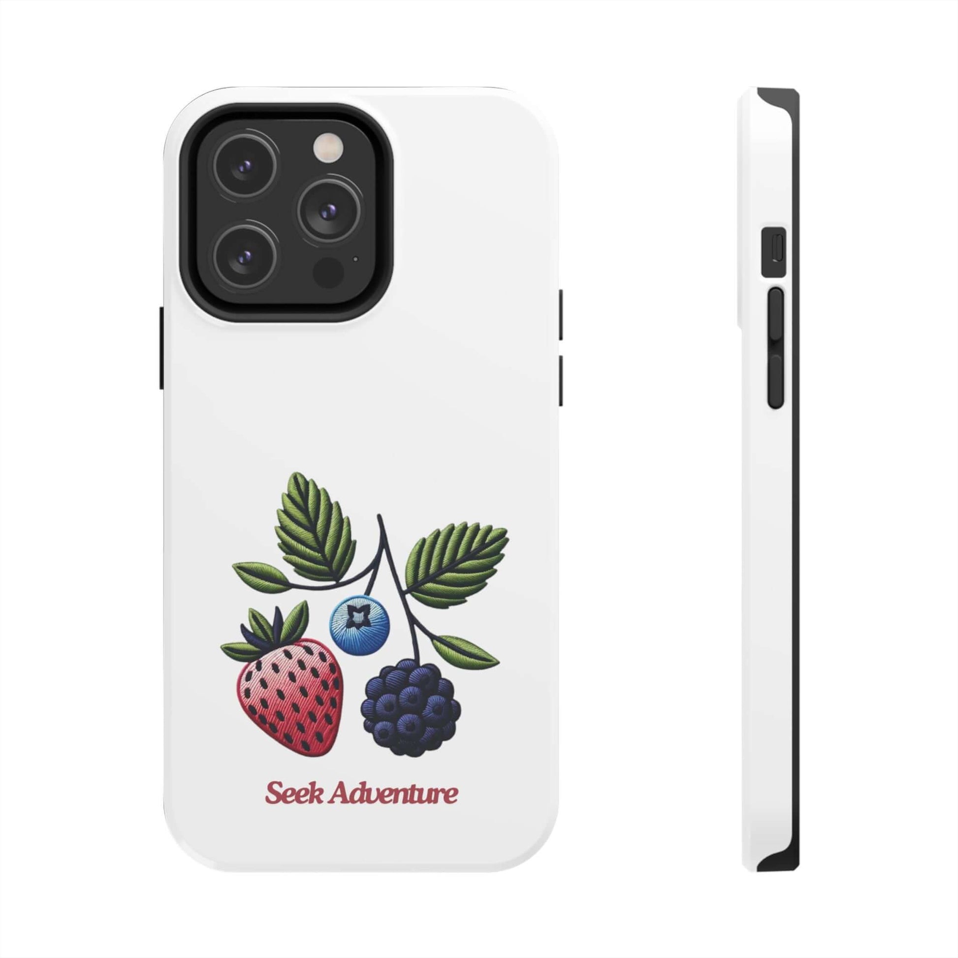 Strawberry, Blueberry, and Blackberry - Tough Phone Cases - Phone Case by Seek Adventure | Seek Adventure'