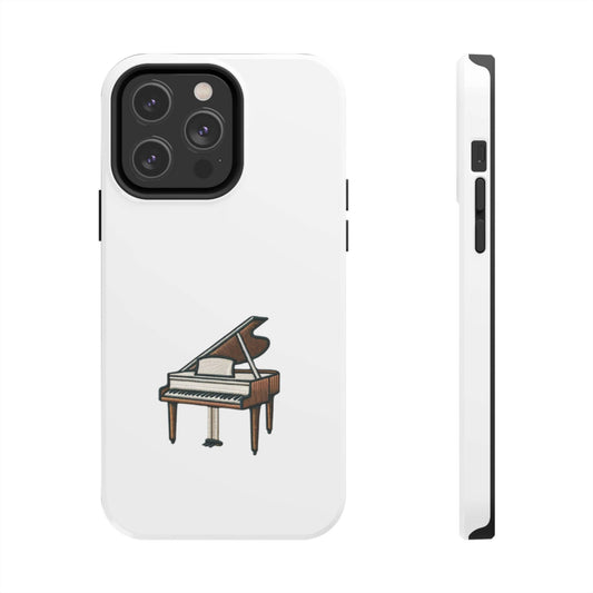 White Piano - Tough Phone Case Printify