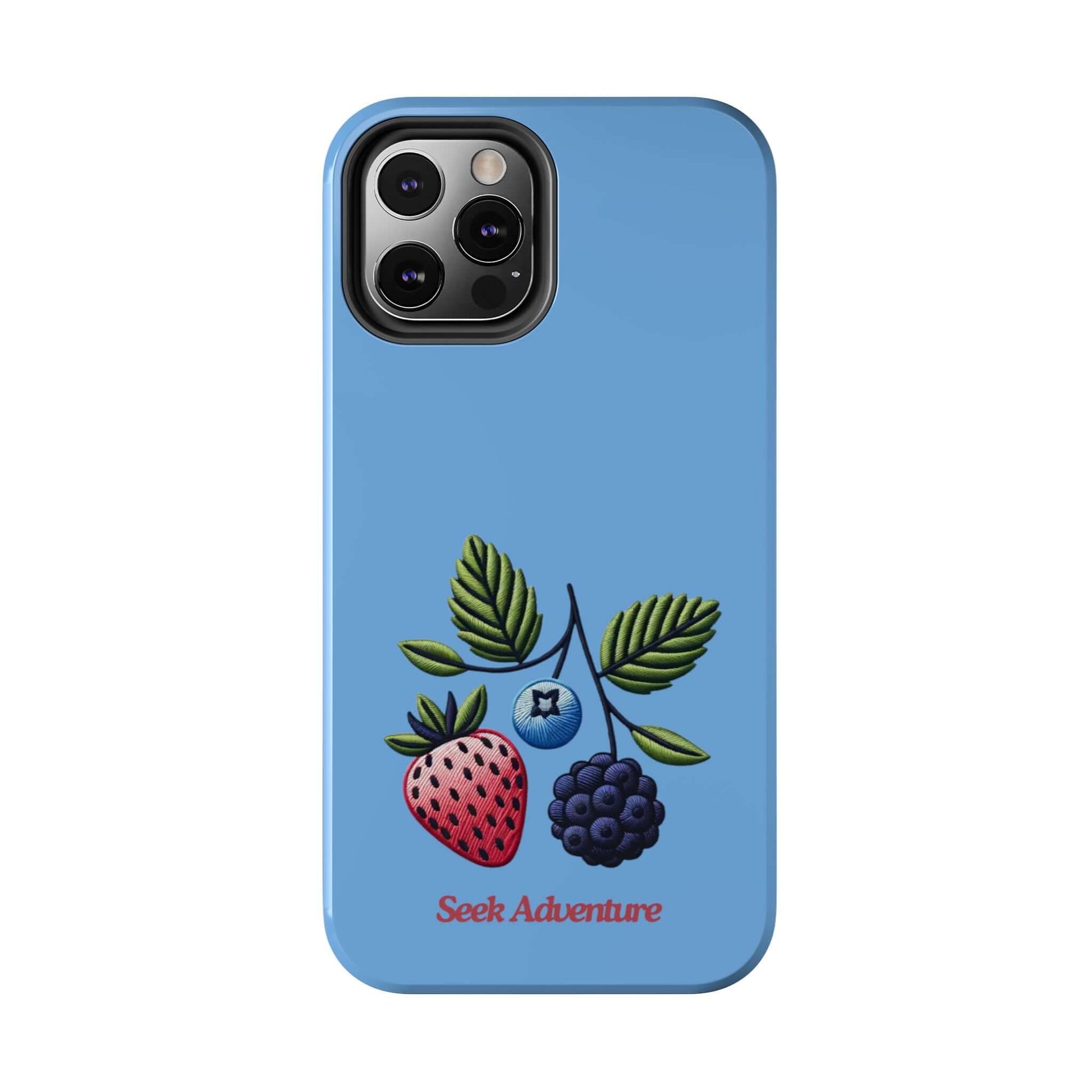 Strawberry, Blueberry, and Blackberry - Tough Phone Cases - Phone Case by Seek Adventure | Seek Adventure'