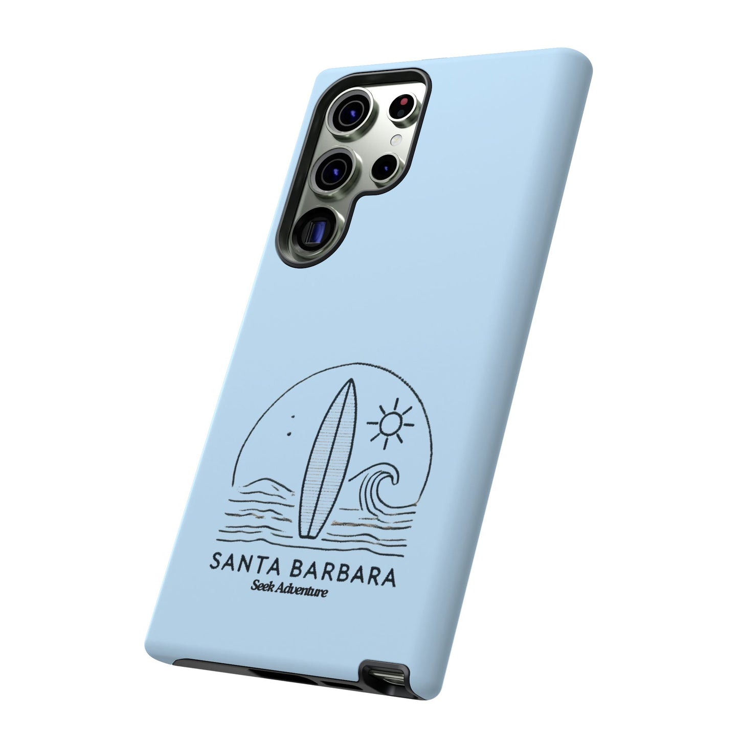 Santa Barbara California Surfboard - Tough Case