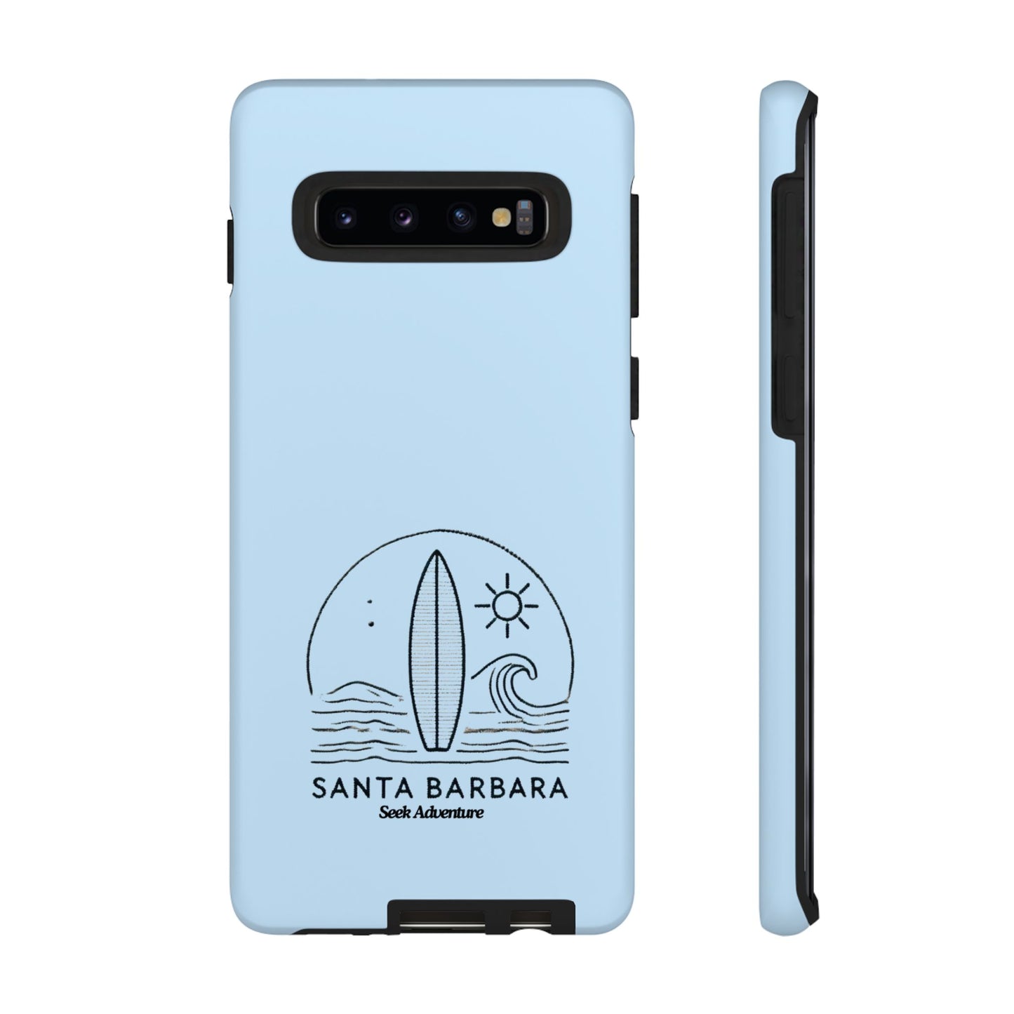 Santa Barbara California Surfboard - Tough Case