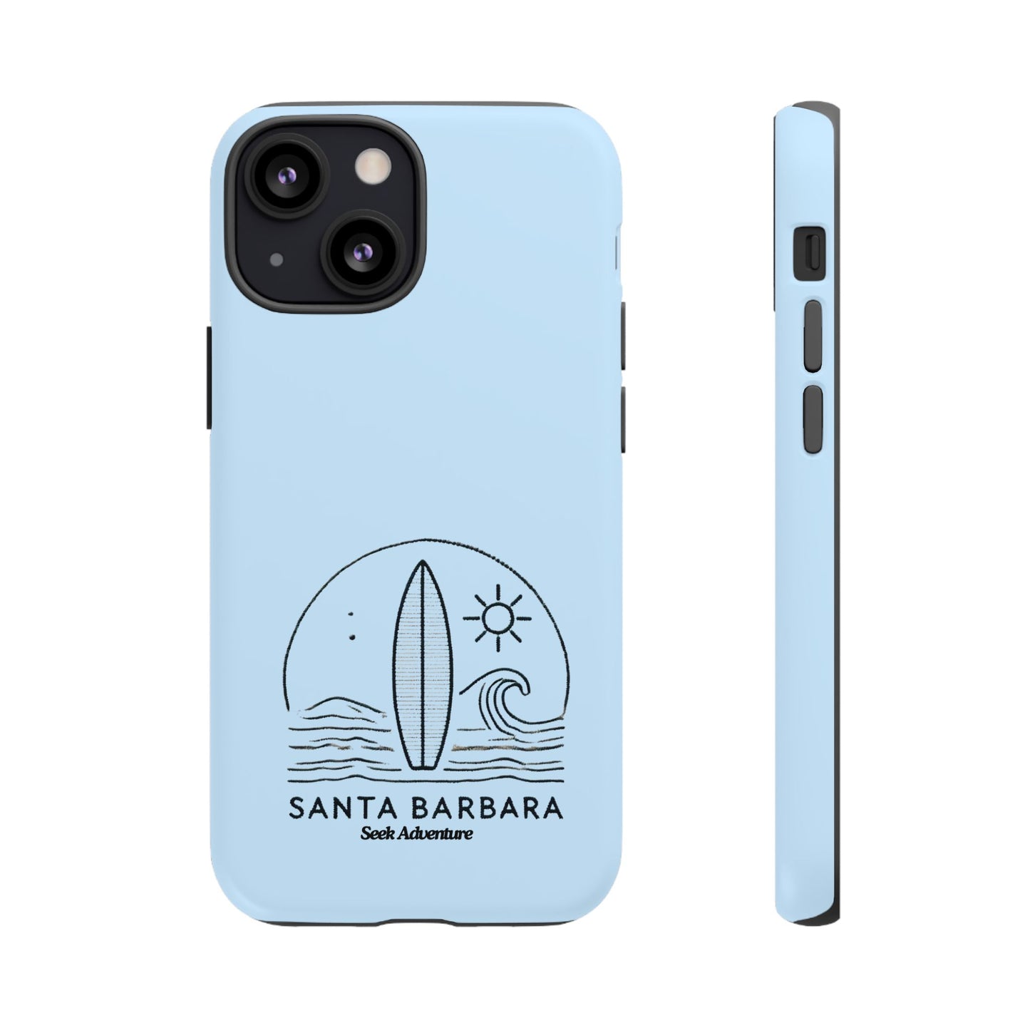 Santa Barbara California Surfboard - Tough Case