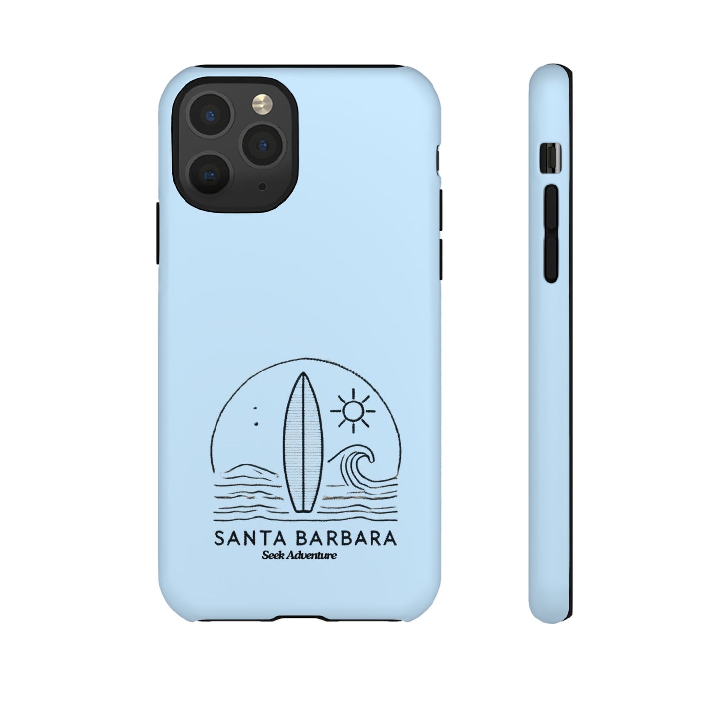 Santa Barbara California Surfboard - Tough Case