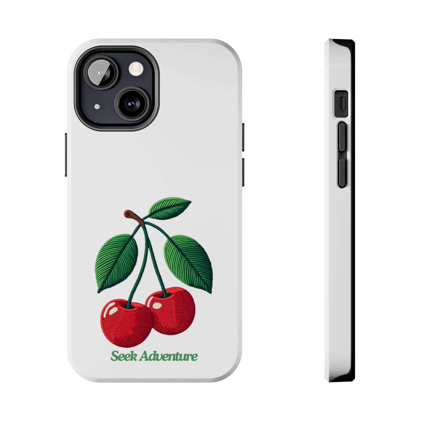 Two Cherries - Tough Phone Case - Phone Case by Seek Adventure | Seek Adventure'