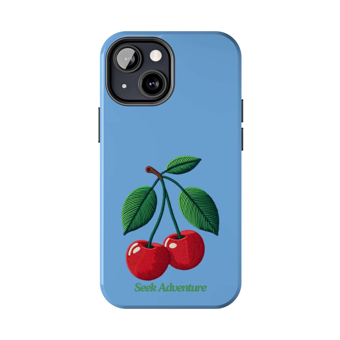 Two Cherries - Tough Phone Case - Phone Case by Seek Adventure | Seek Adventure'