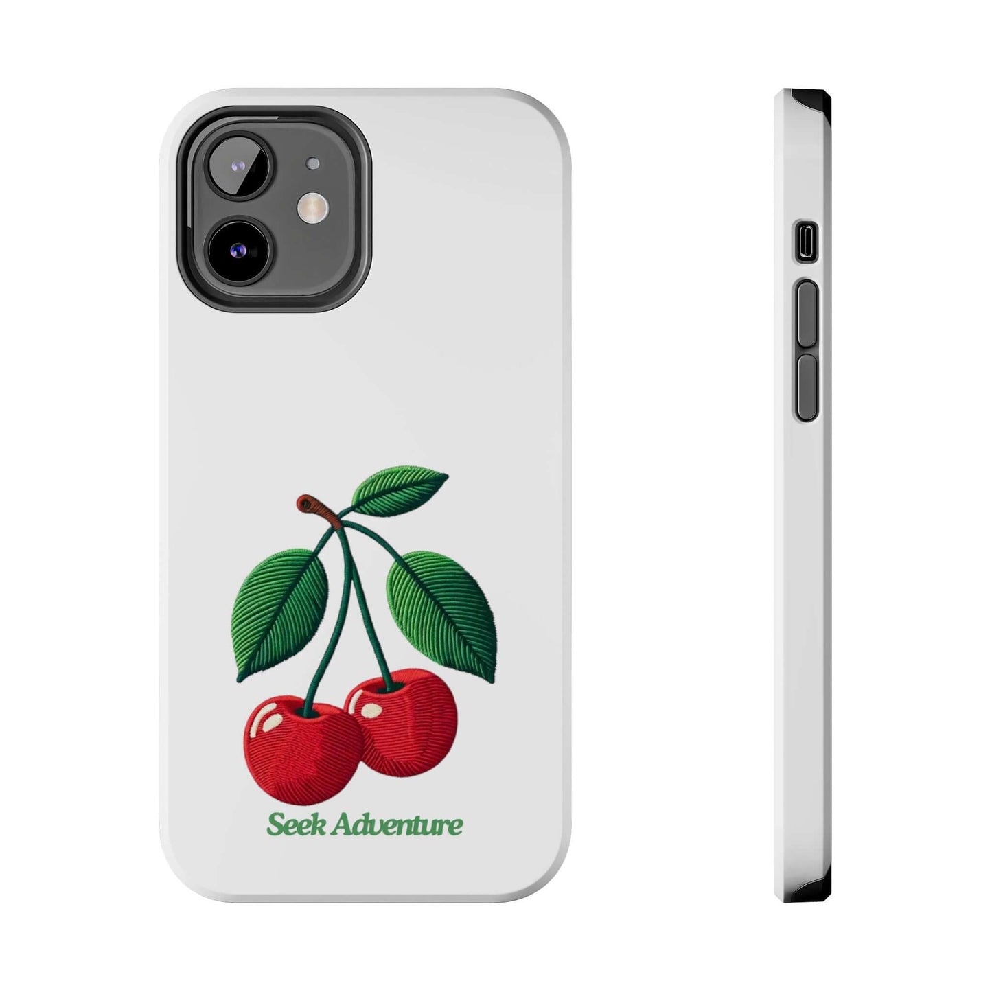 Two Cherries - Tough Phone Case - Phone Case by Seek Adventure | Seek Adventure'