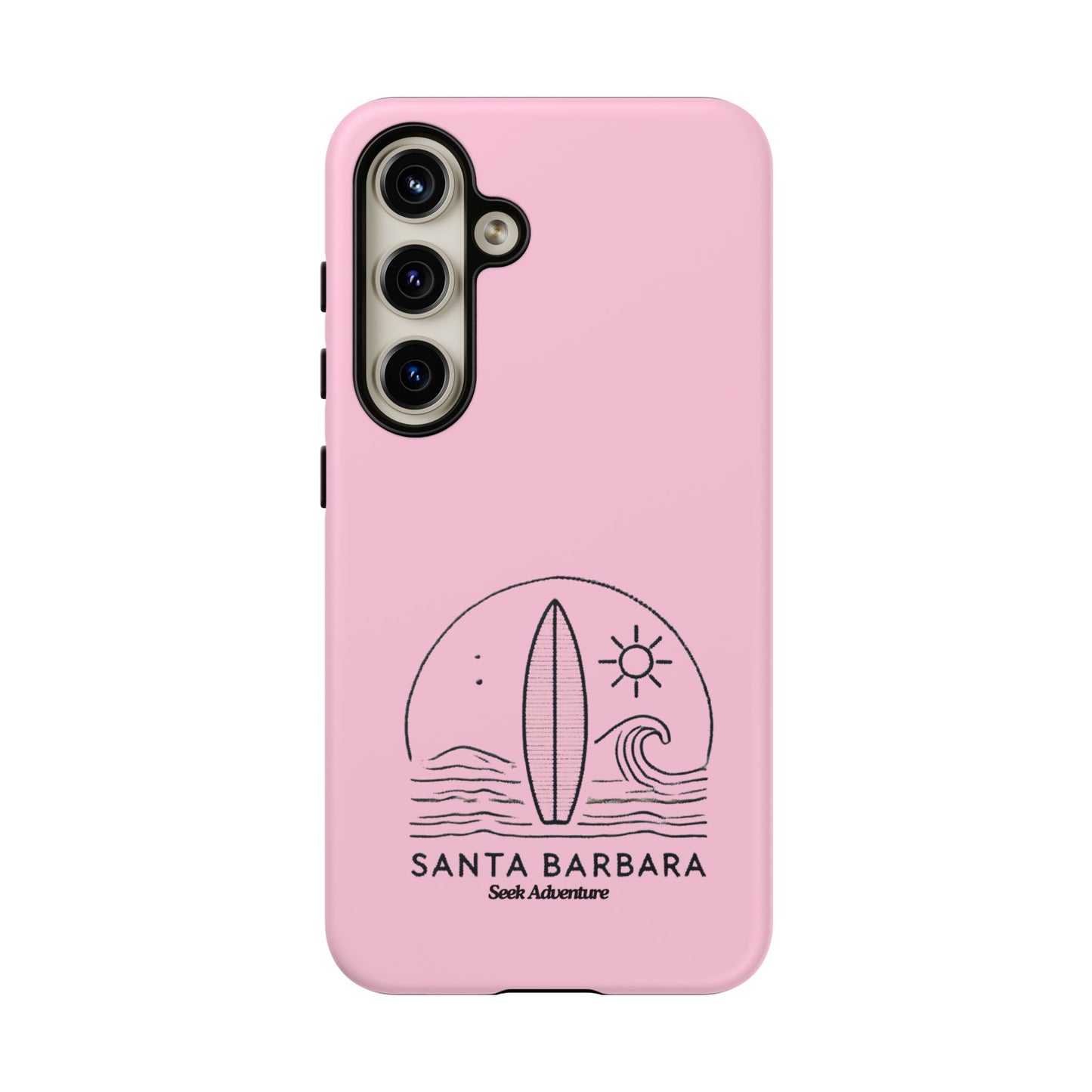 Santa Barbara California Surfboard - Tough Case