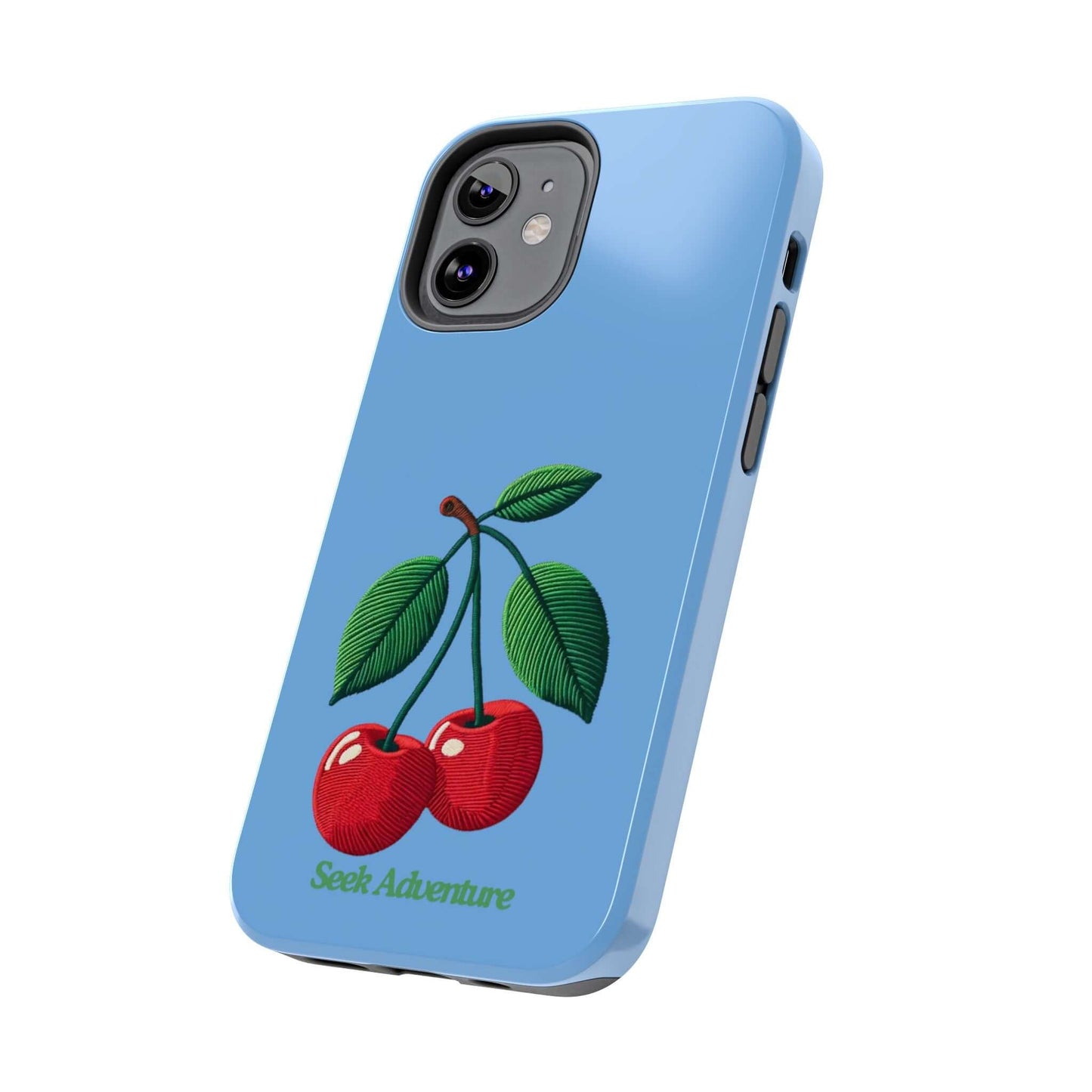 Two Cherries - Tough Phone Case - Phone Case by Seek Adventure | Seek Adventure'