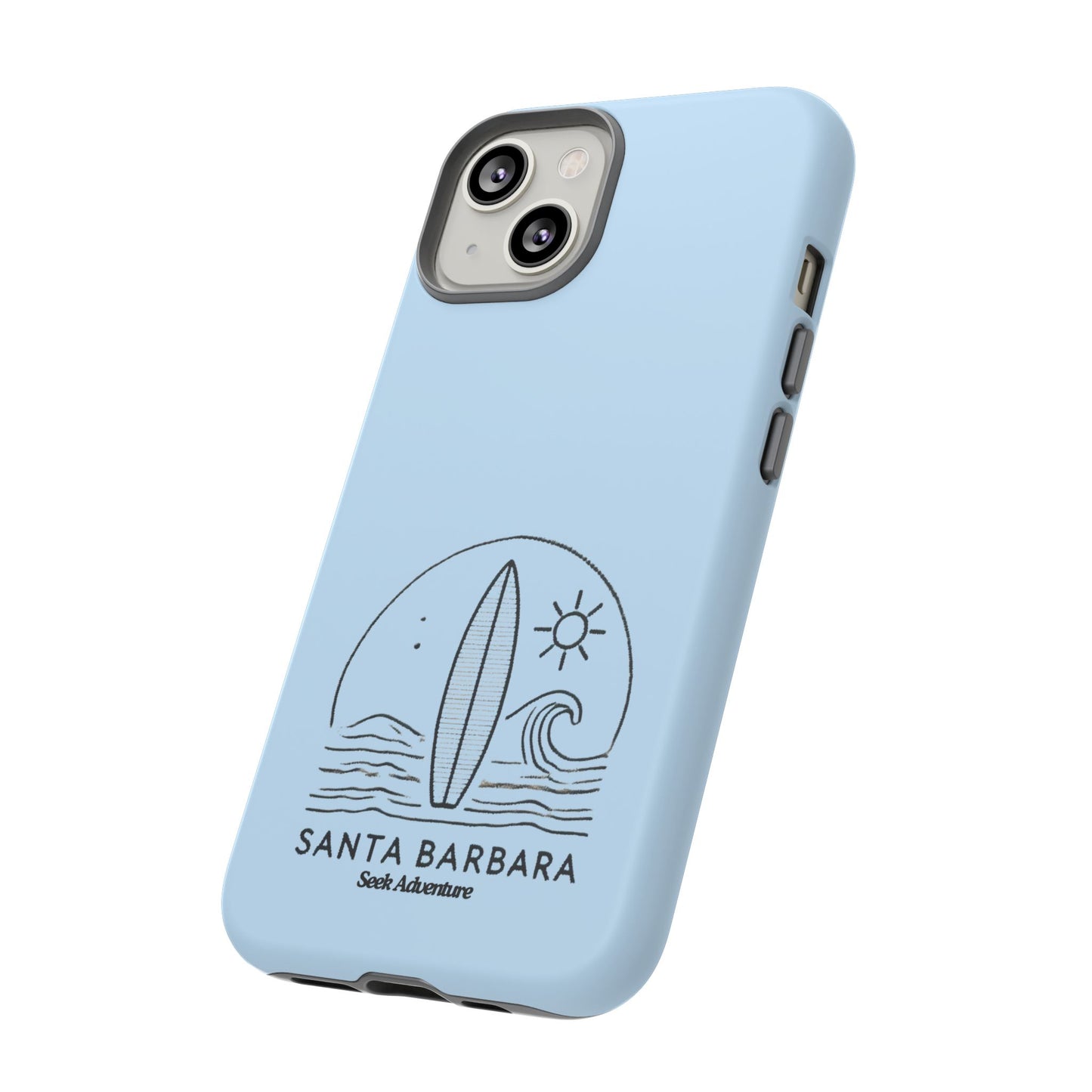 Santa Barbara California Surfboard - Tough Case