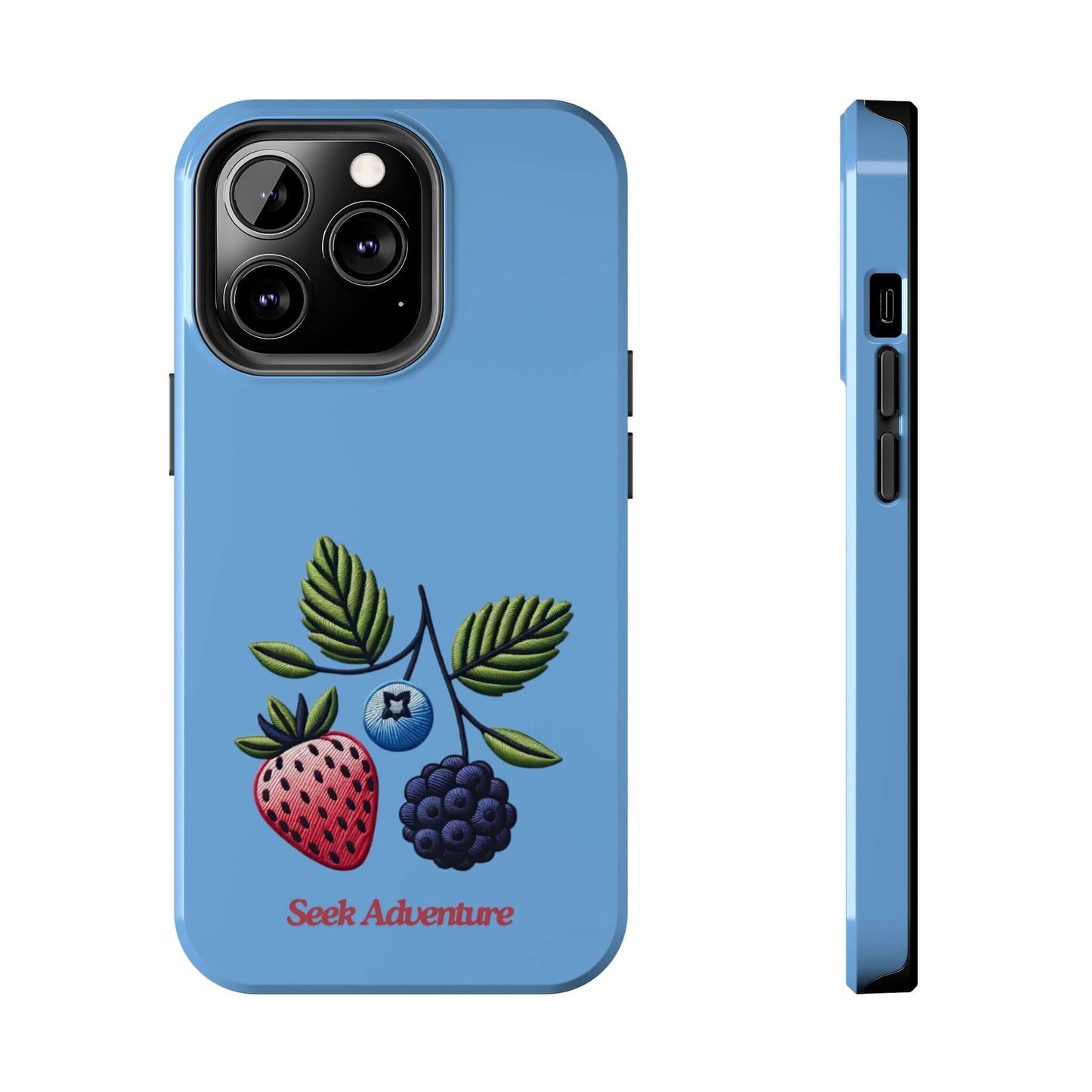 Strawberry, Blueberry, and Blackberry - Tough Phone Cases - Phone Case by Seek Adventure | Seek Adventure'