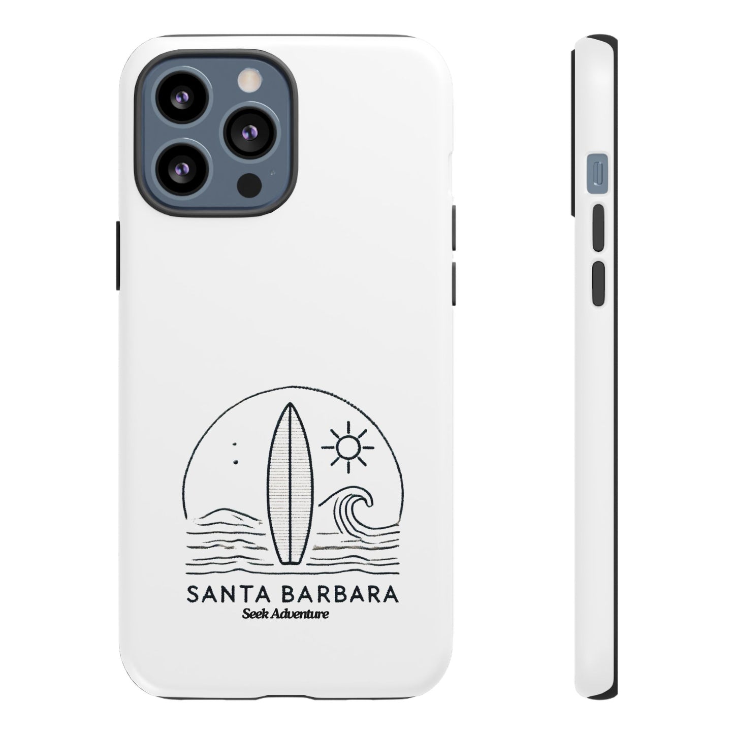 Santa Barbara California Surfboard - Tough Case