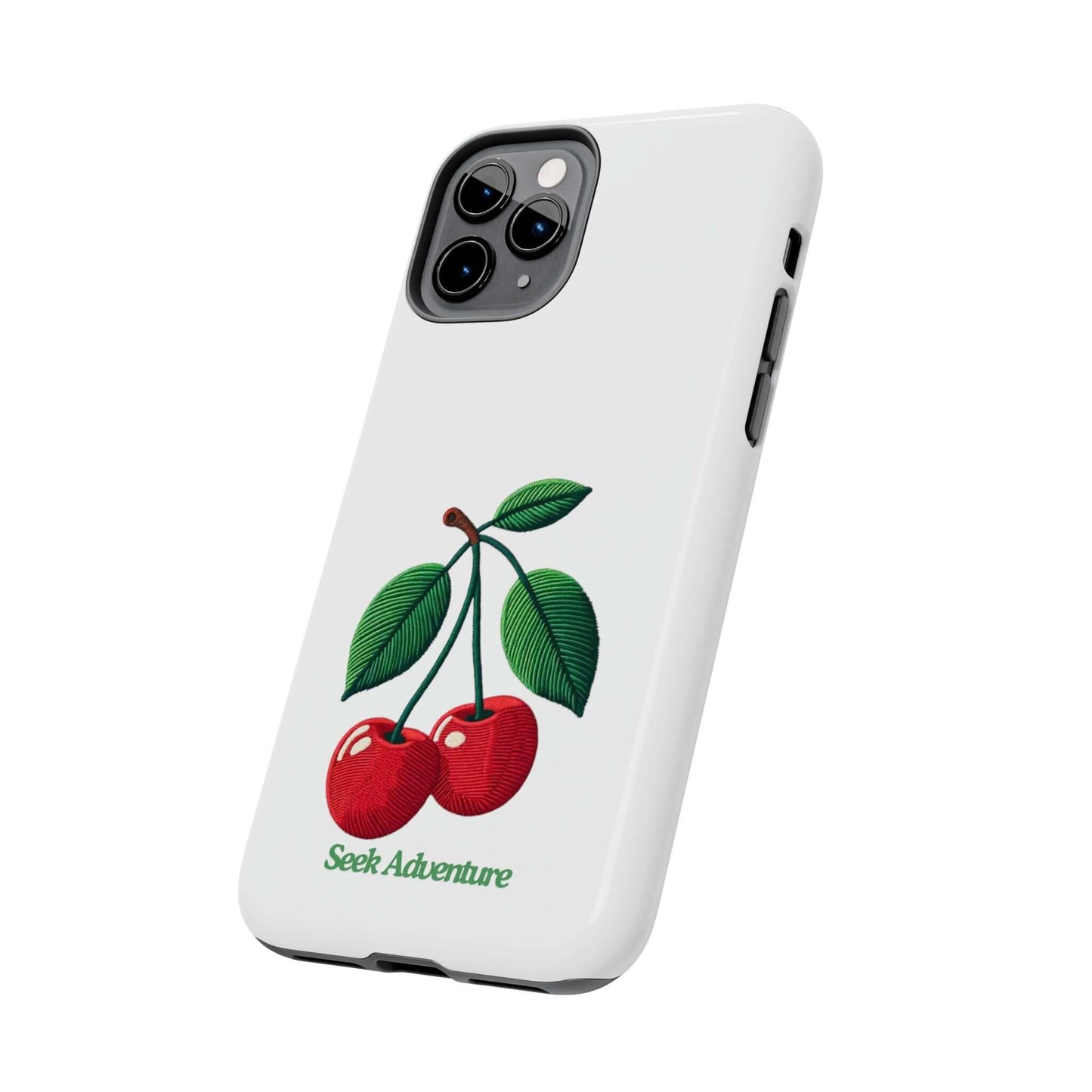 Two Cherries - Tough Phone Case - Phone Case by Seek Adventure | Seek Adventure'