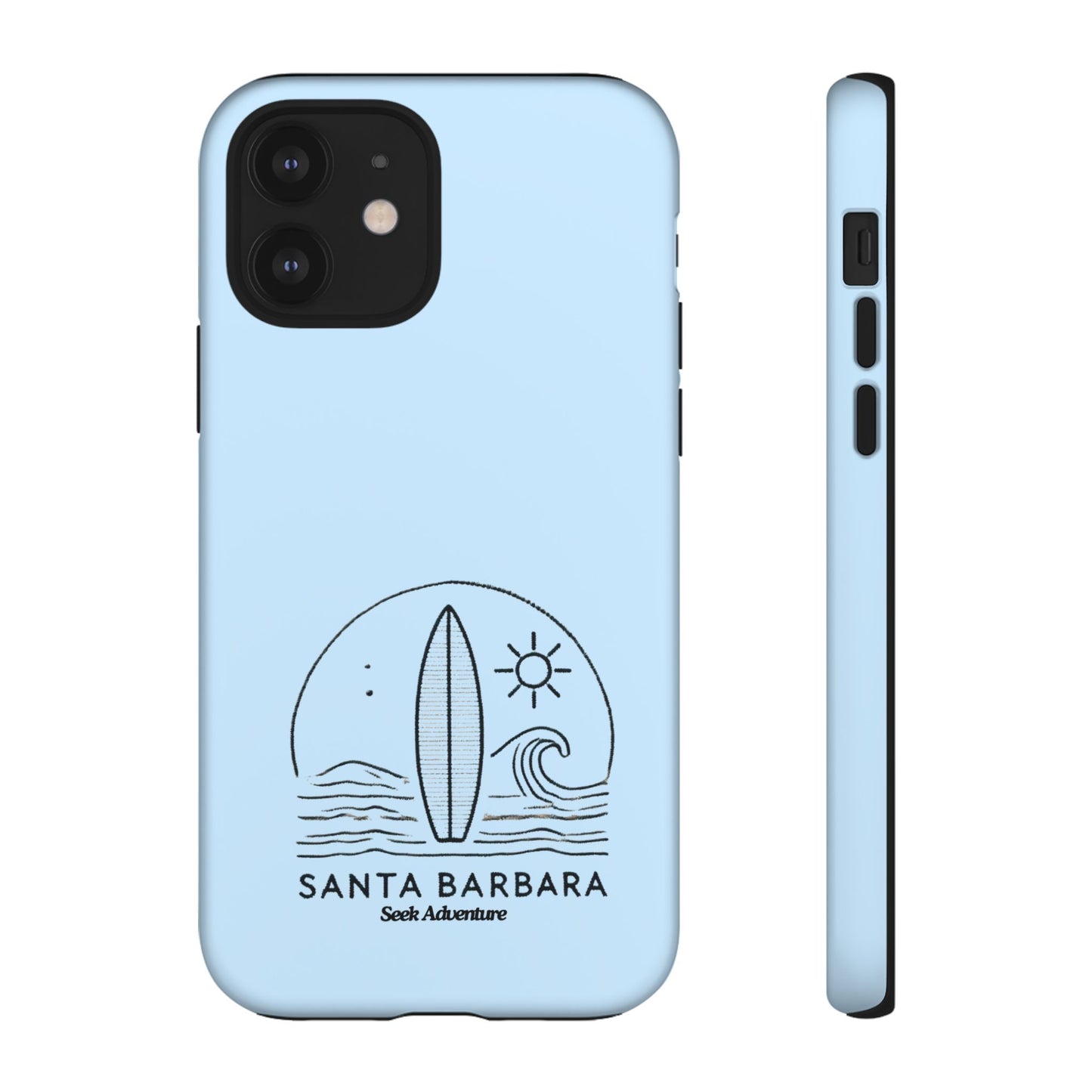 Santa Barbara California Surfboard - Tough Case