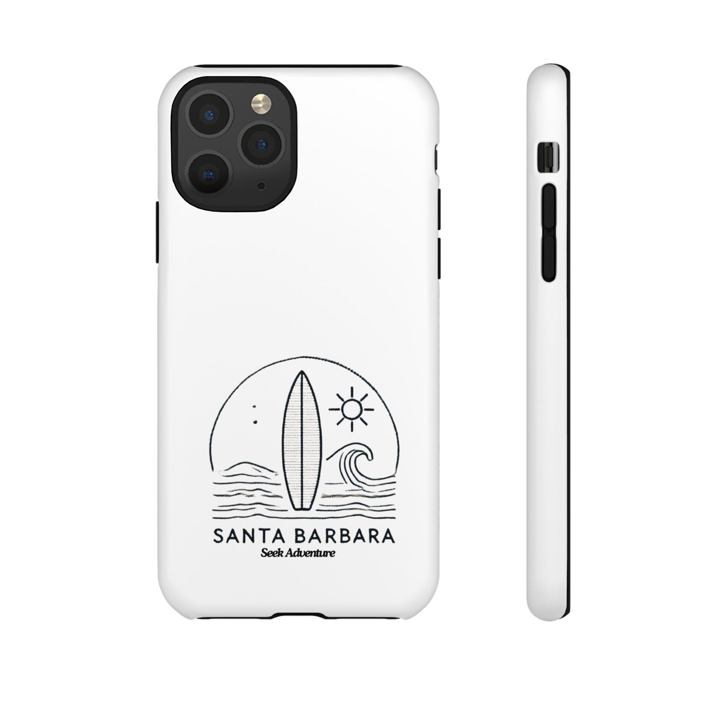 Santa Barbara California Surfboard - Tough Case