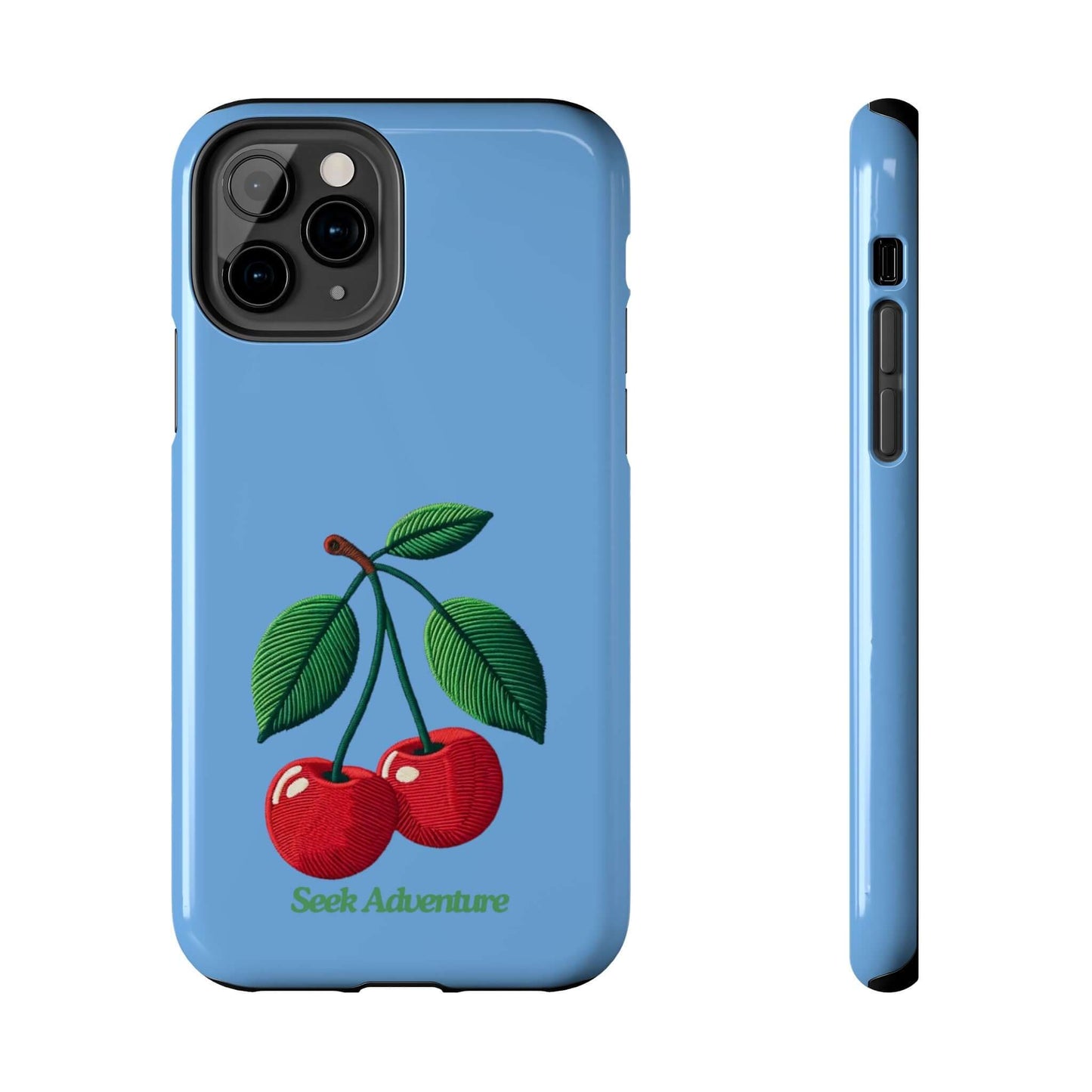 Two Cherries - Tough Phone Case - Phone Case by Seek Adventure | Seek Adventure'