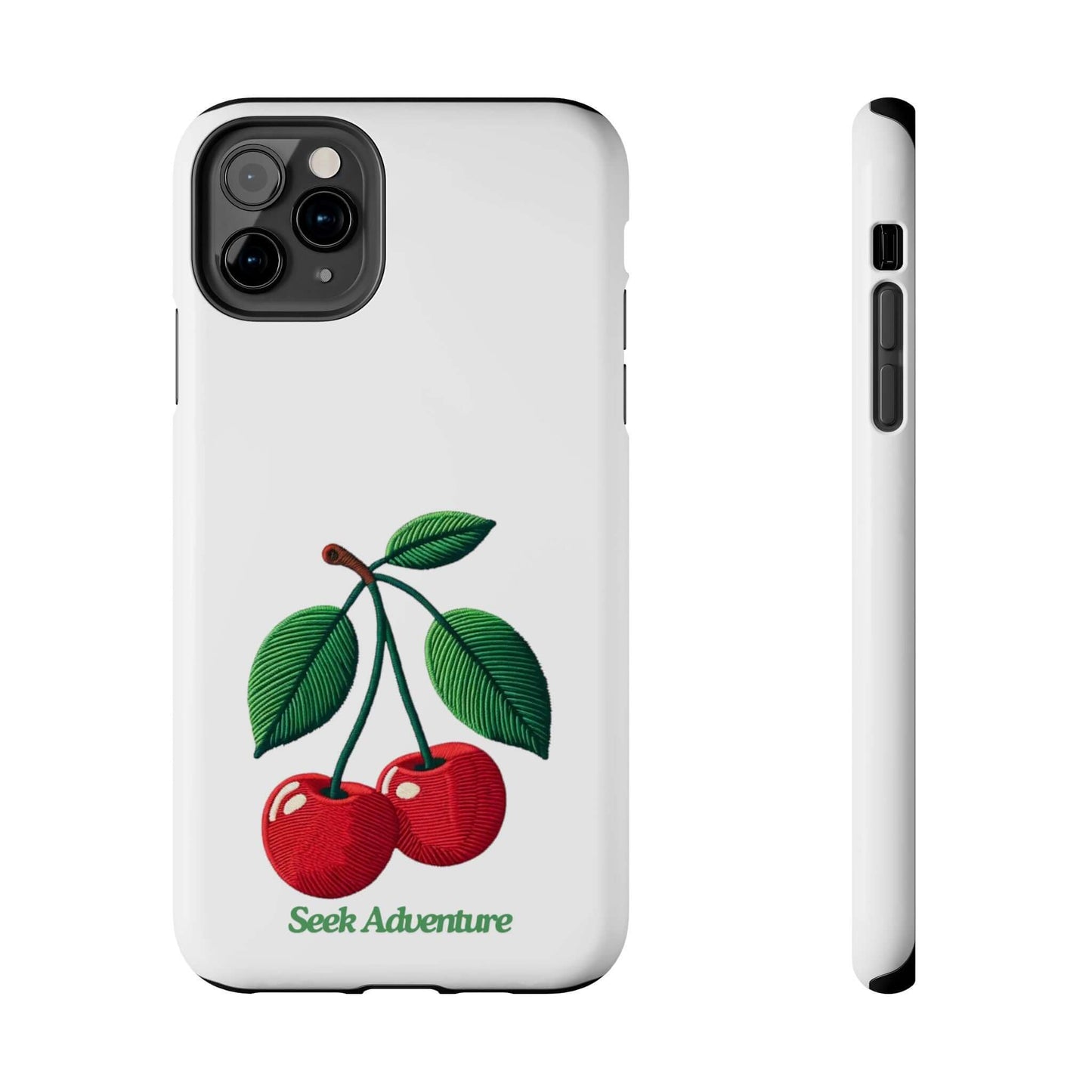 Two Cherries - Tough Phone Case - Phone Case by Seek Adventure | Seek Adventure'