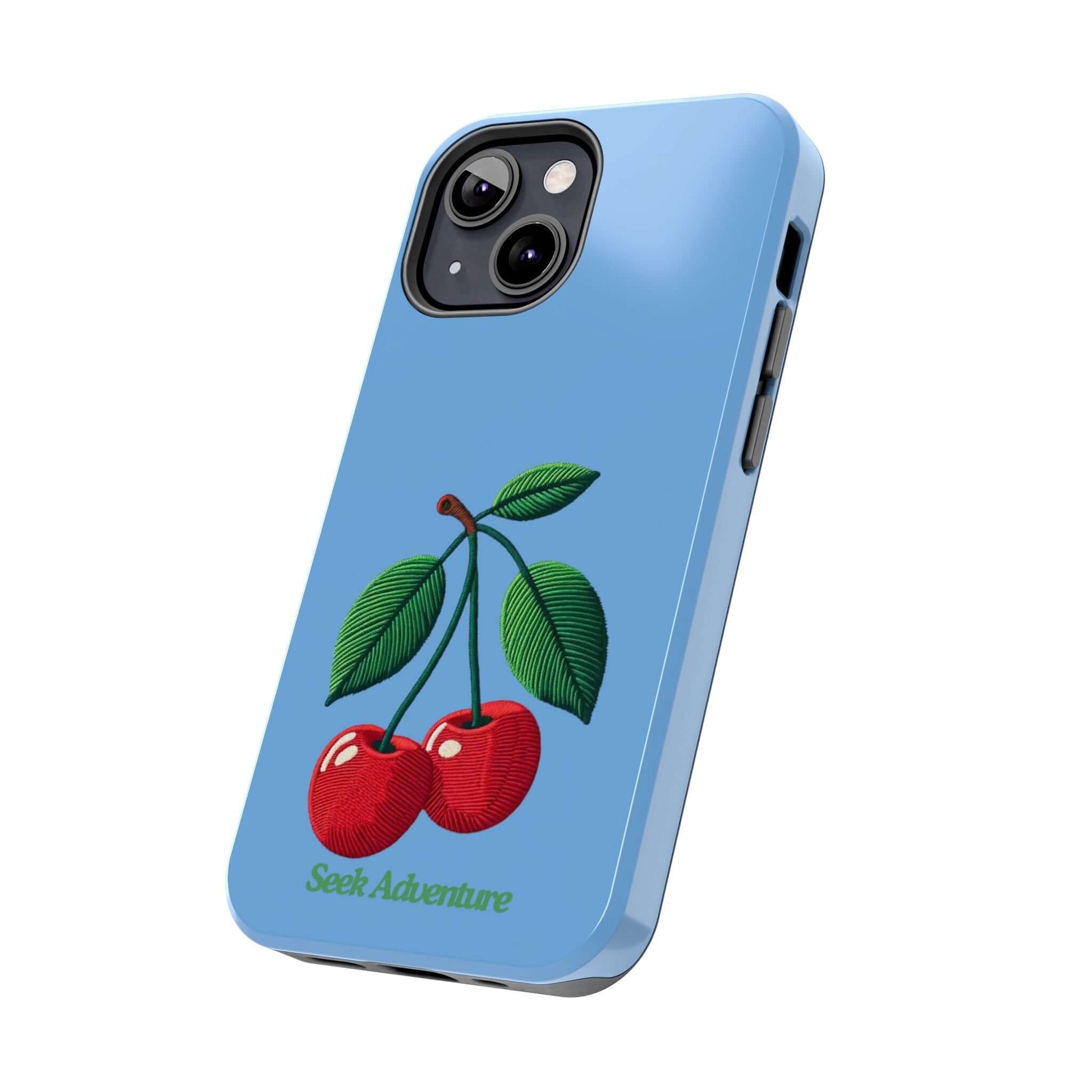 Two Cherries - Tough Phone Case - Phone Case by Seek Adventure | Seek Adventure'