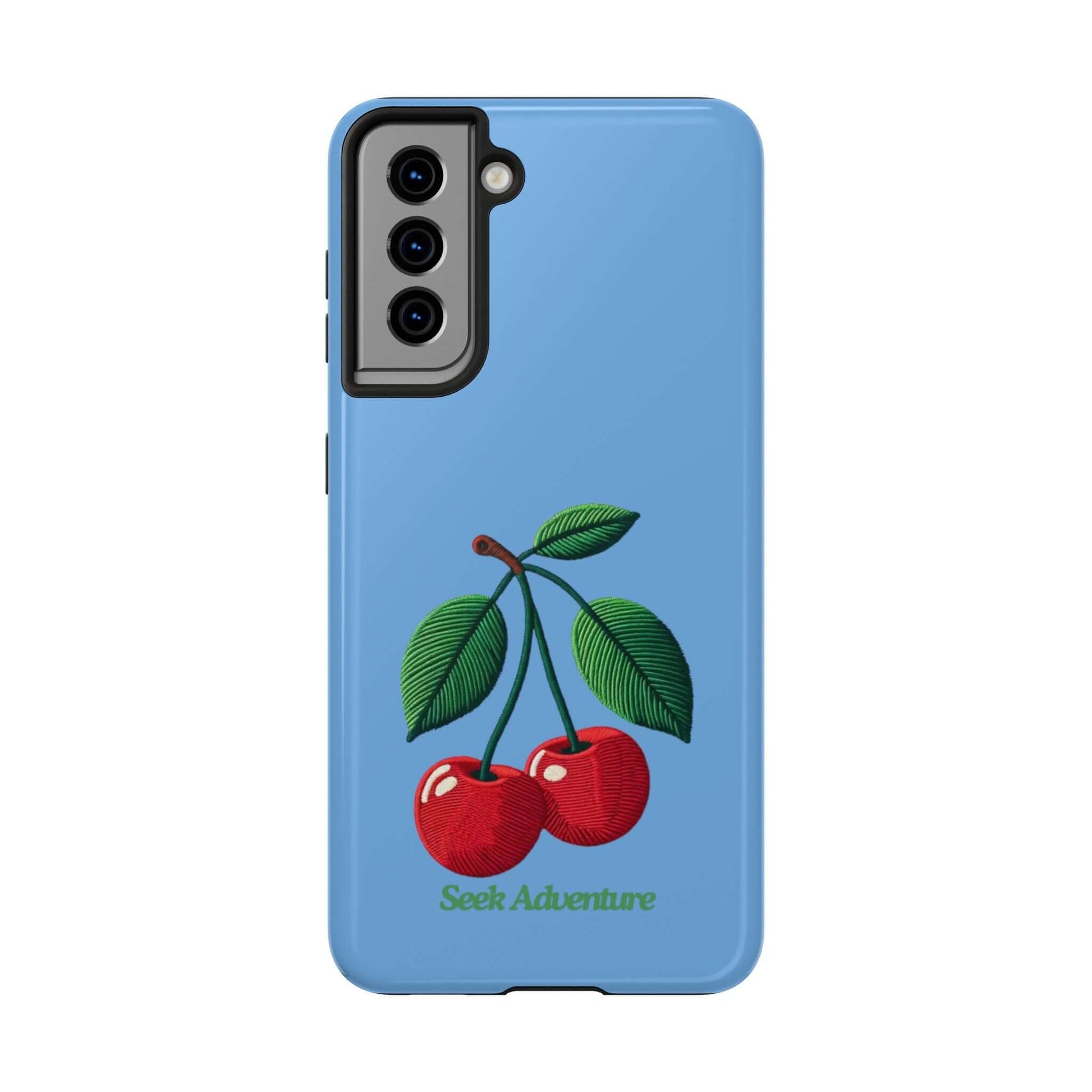 Two Cherries - Tough Phone Case - Phone Case by Seek Adventure | Seek Adventure'