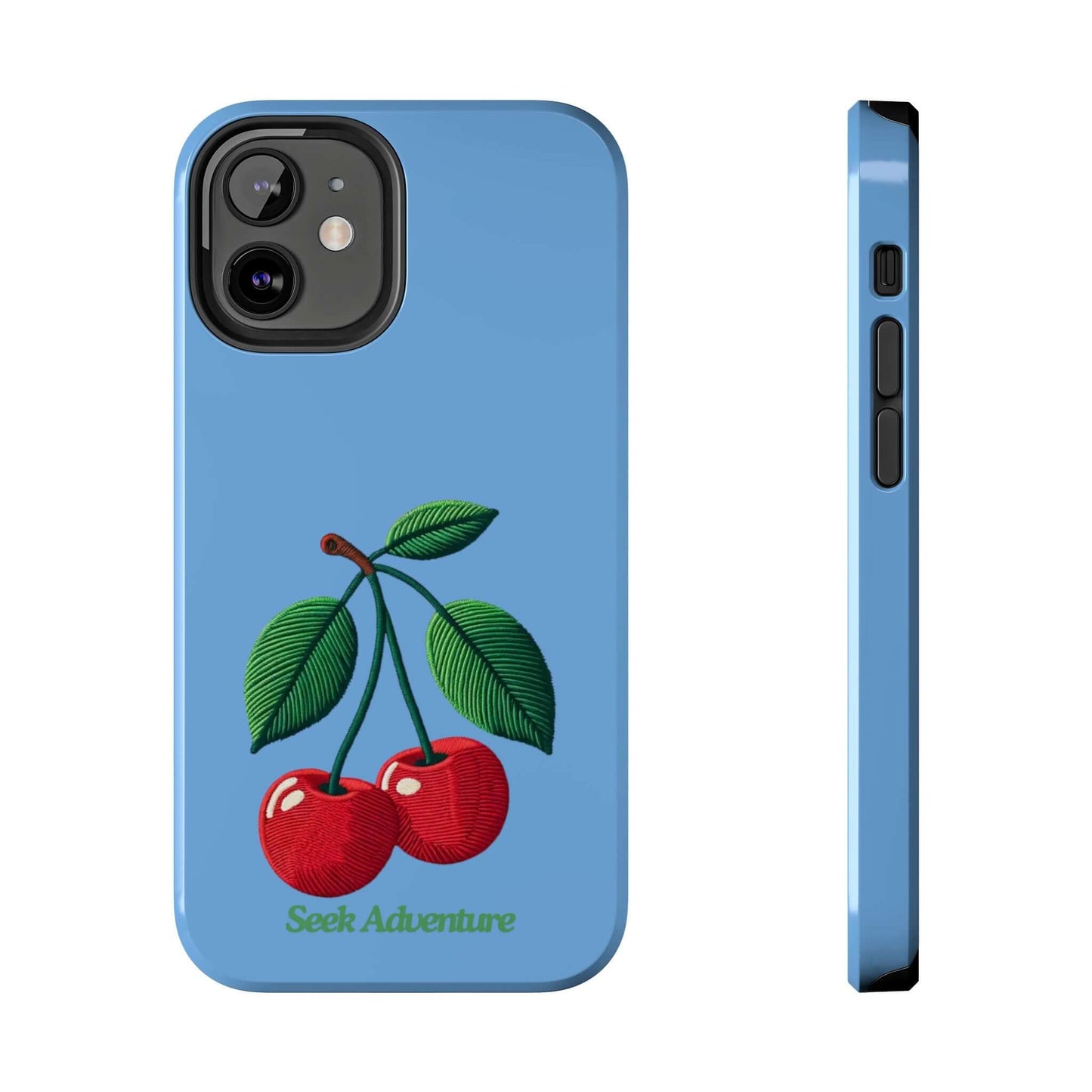 Two Cherries - Tough Phone Case - Phone Case by Seek Adventure | Seek Adventure'