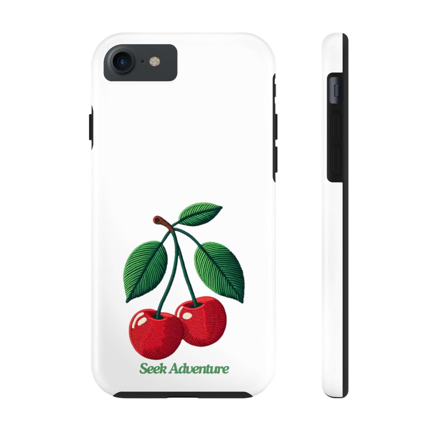 Two Cherries - Tough Phone Case - Phone Case by Seek Adventure | Seek Adventure'