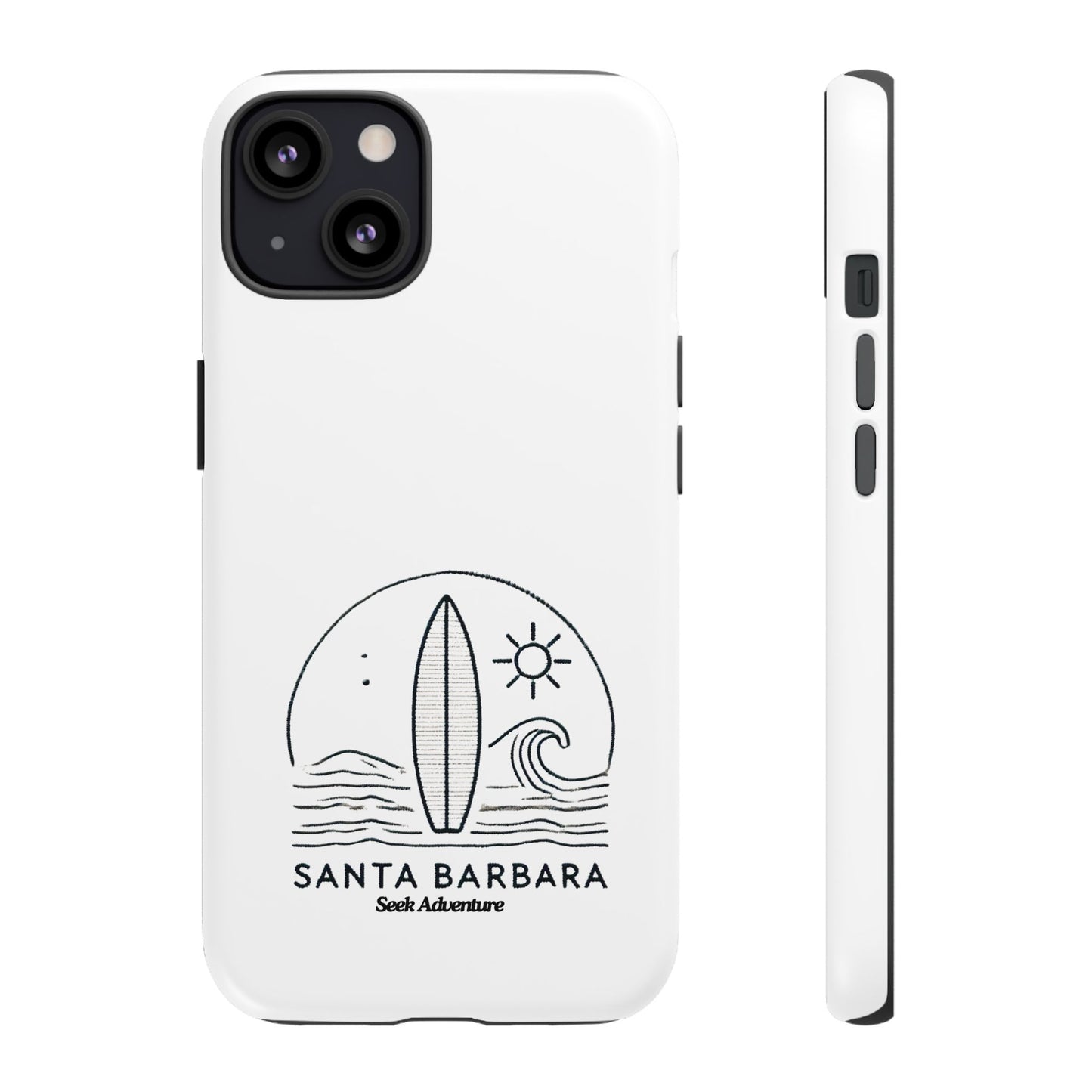 Santa Barbara California Surfboard - Tough Case