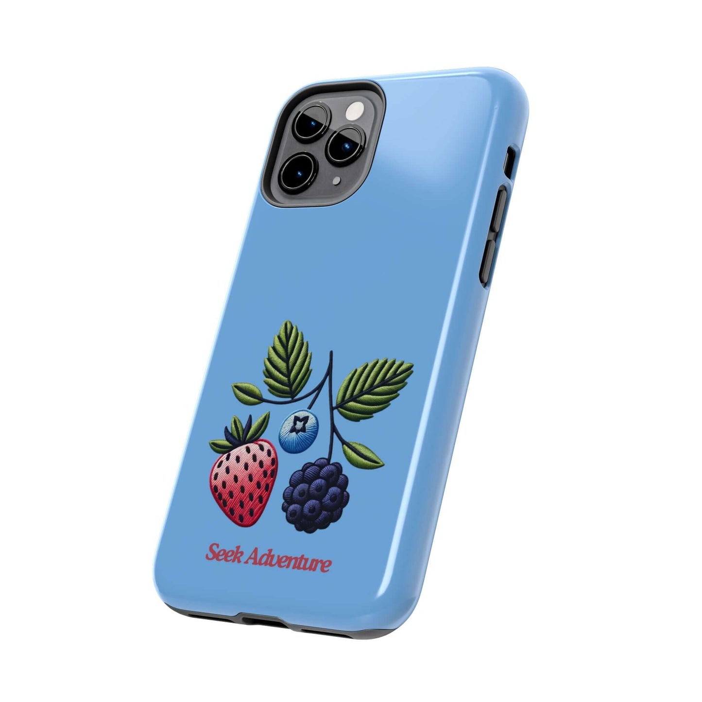 Strawberry, Blueberry, and Blackberry - Tough Phone Cases - Phone Case by Seek Adventure | Seek Adventure'