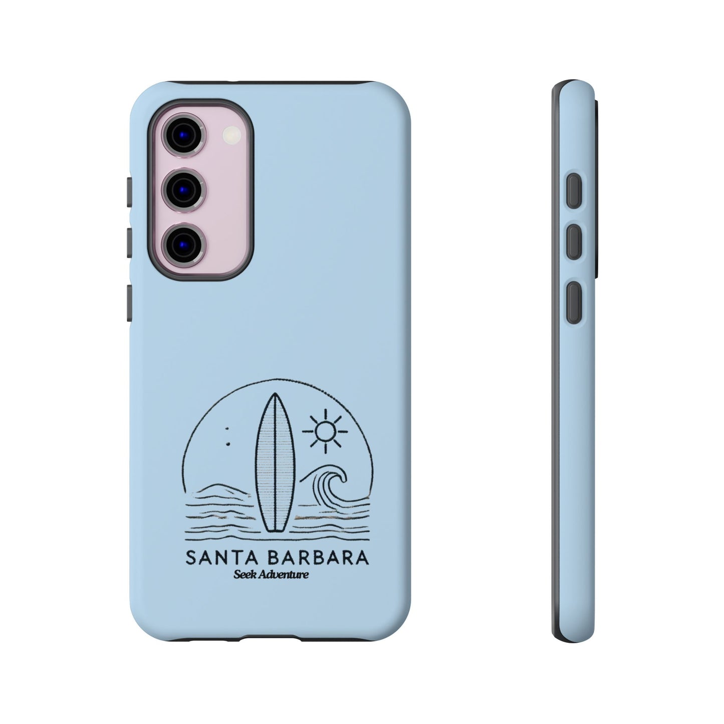 Santa Barbara California Surfboard - Tough Case