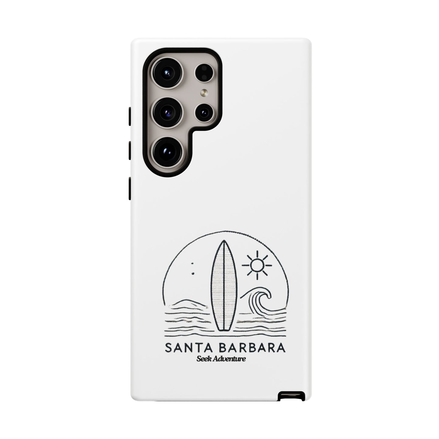 Santa Barbara California Surfboard - Tough Case