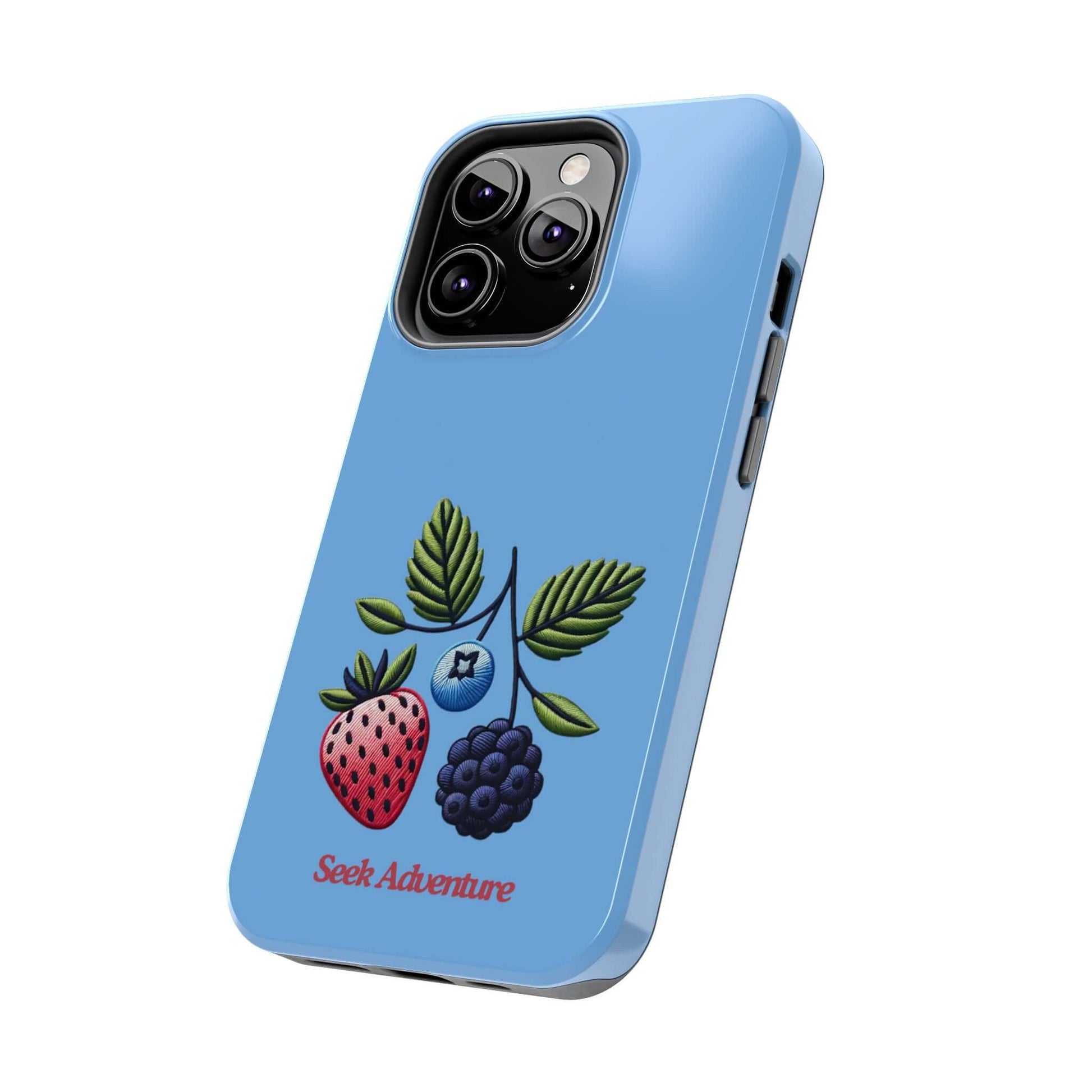 Strawberry, Blueberry, and Blackberry - Tough Phone Cases - Phone Case by Seek Adventure | Seek Adventure'