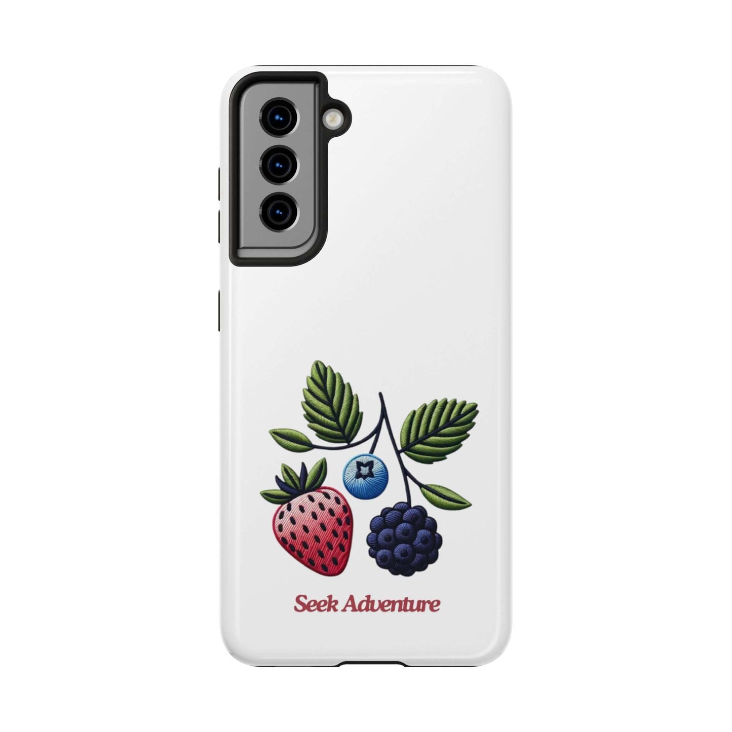 Strawberry, Blueberry, and Blackberry - Tough Phone Cases - Phone Case by Seek Adventure | Seek Adventure'