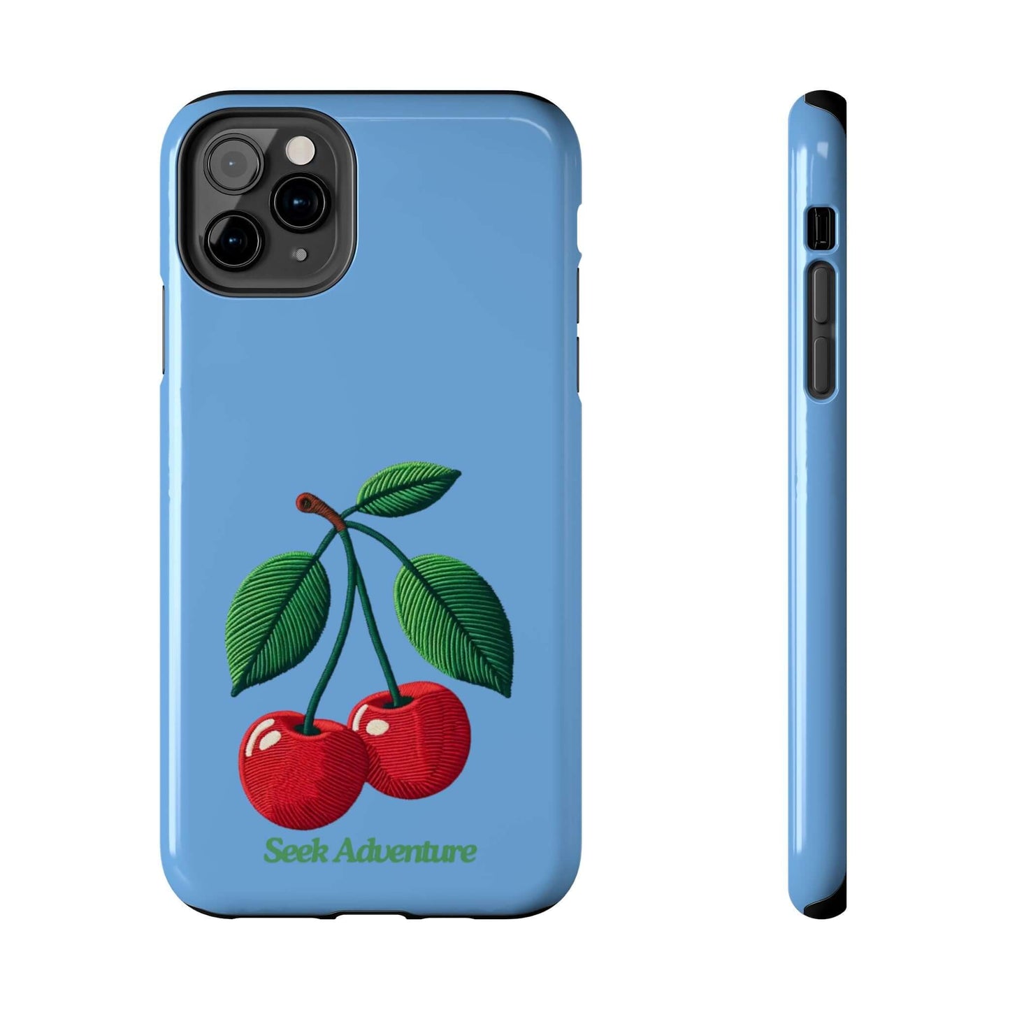 Two Cherries - Tough Phone Case - Phone Case by Seek Adventure | Seek Adventure'