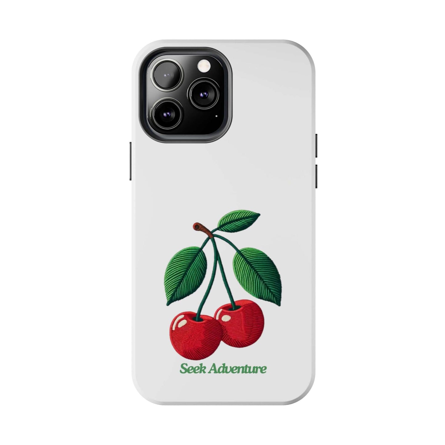 Two Cherries - Tough Phone Case - Phone Case by Seek Adventure | Seek Adventure'