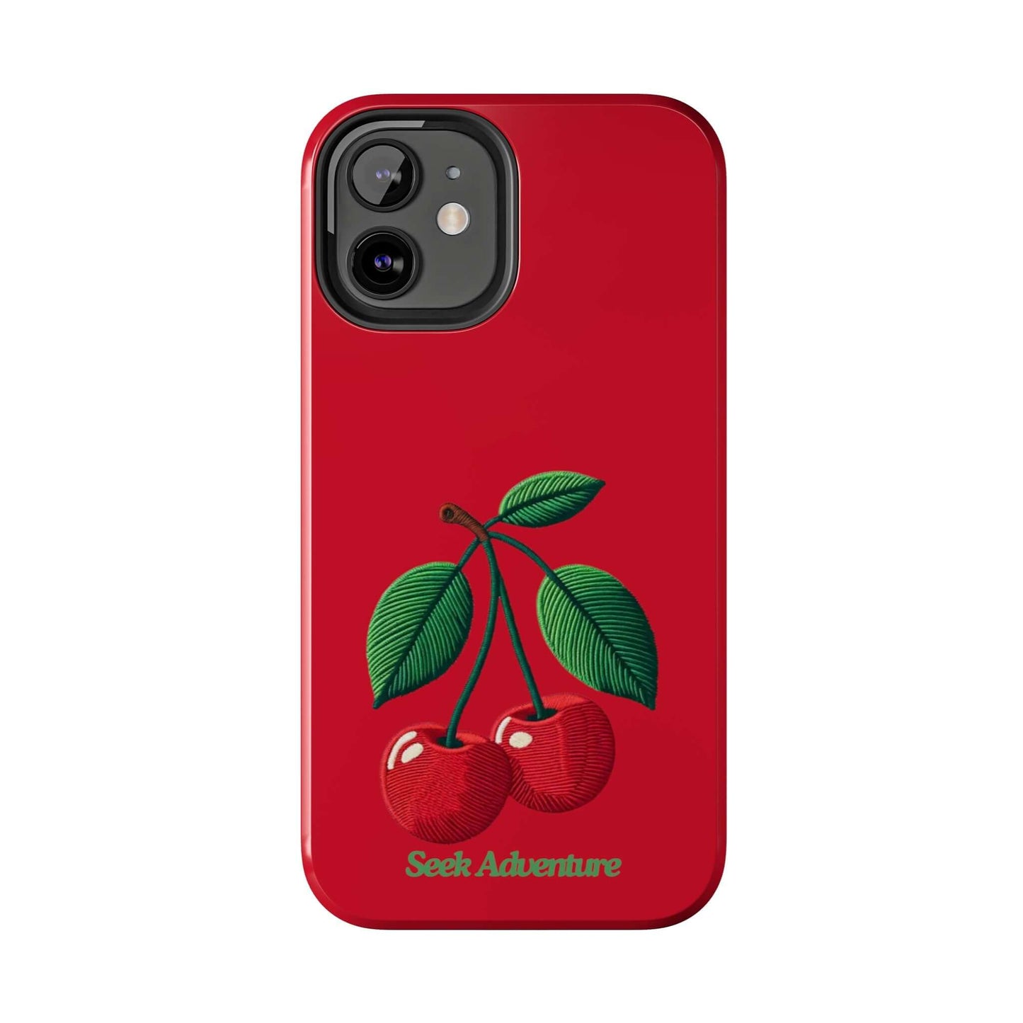 Two Cherries - Tough Phone Case - Phone Case by Seek Adventure | Seek Adventure'