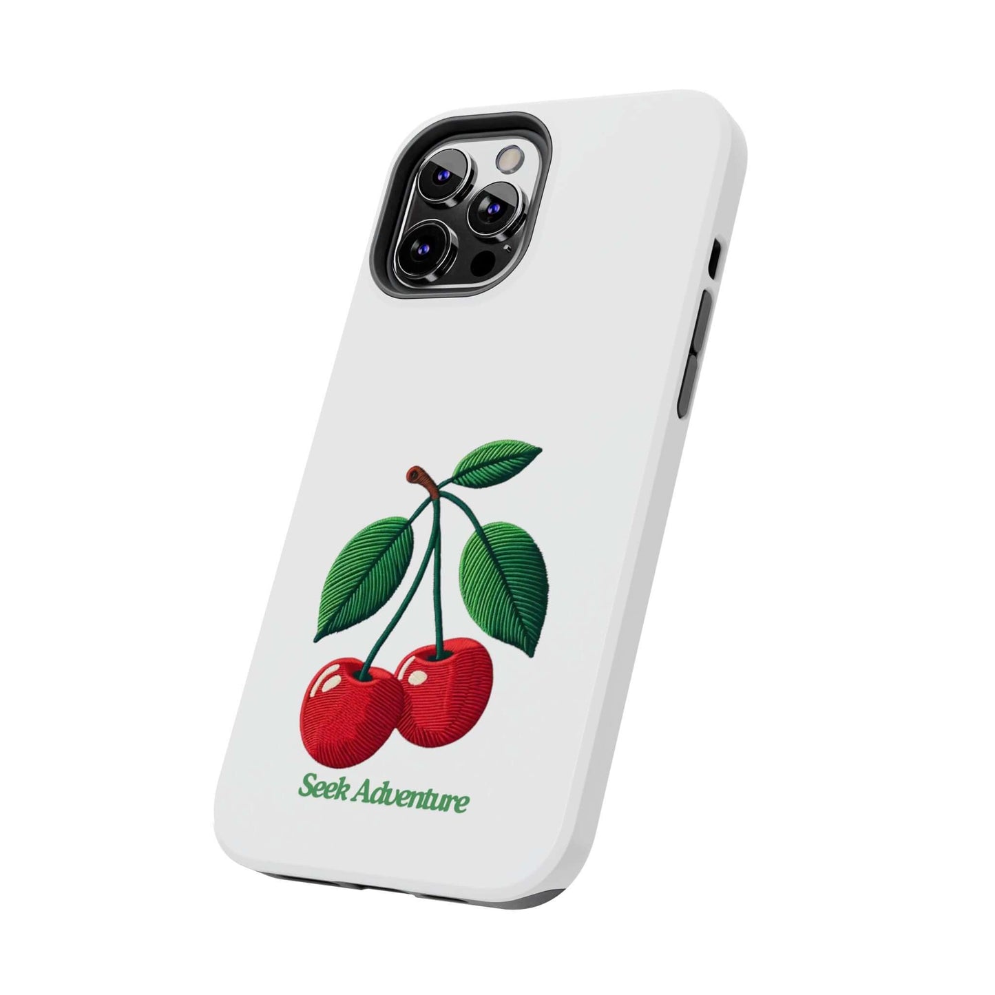 Two Cherries - Tough Phone Case - Phone Case by Seek Adventure | Seek Adventure'