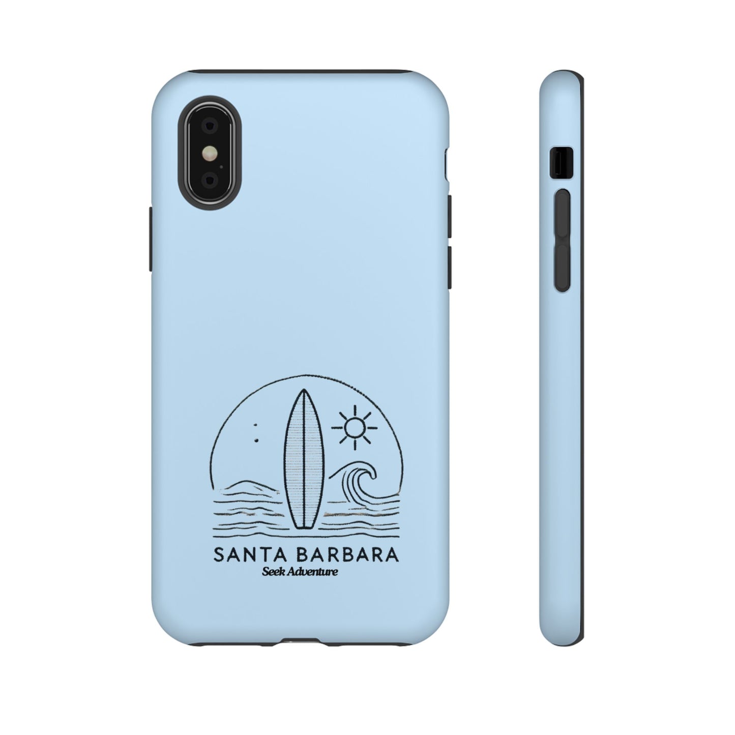 Santa Barbara California Surfboard - Tough Case