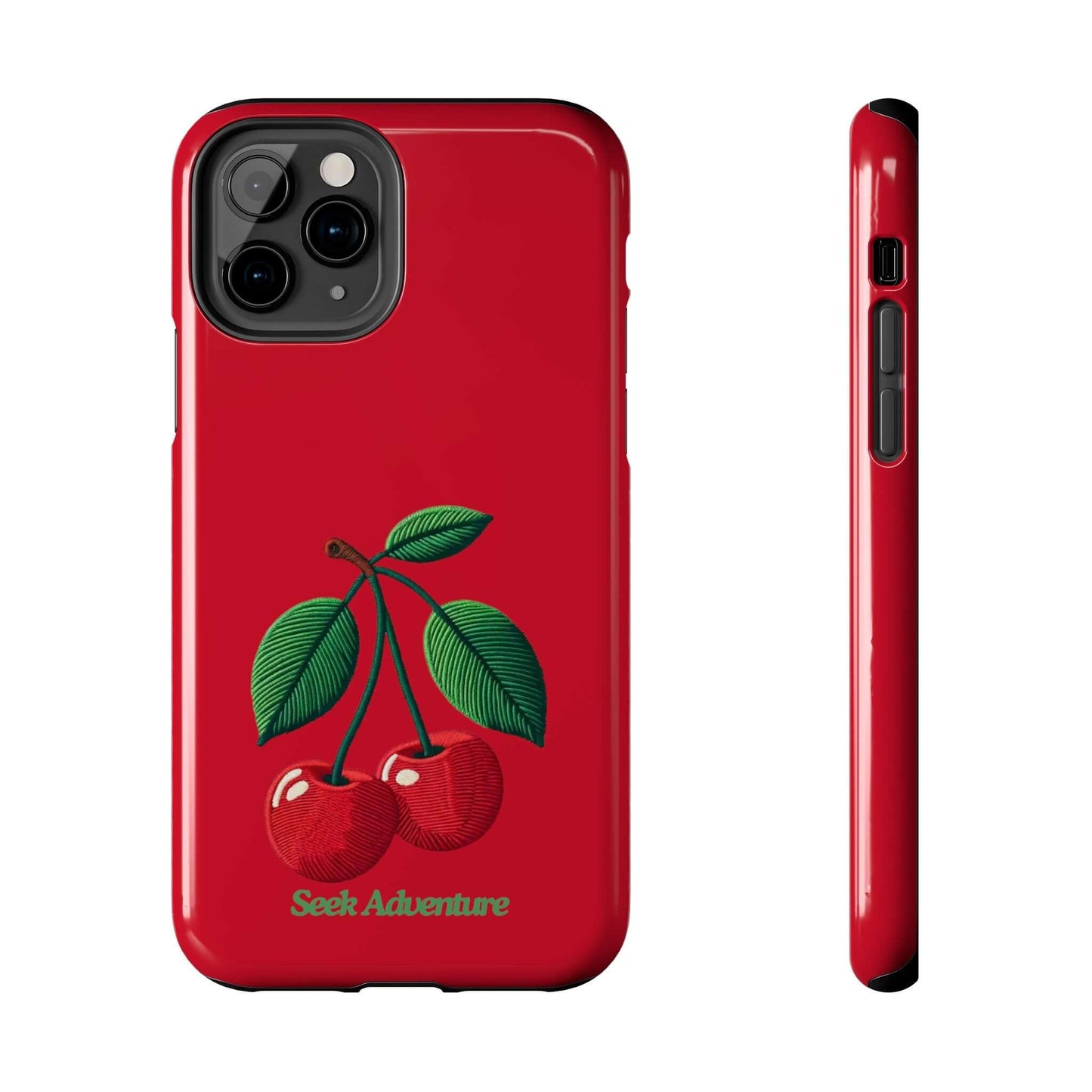 Two Cherries - Tough Phone Case - Phone Case by Seek Adventure | Seek Adventure'