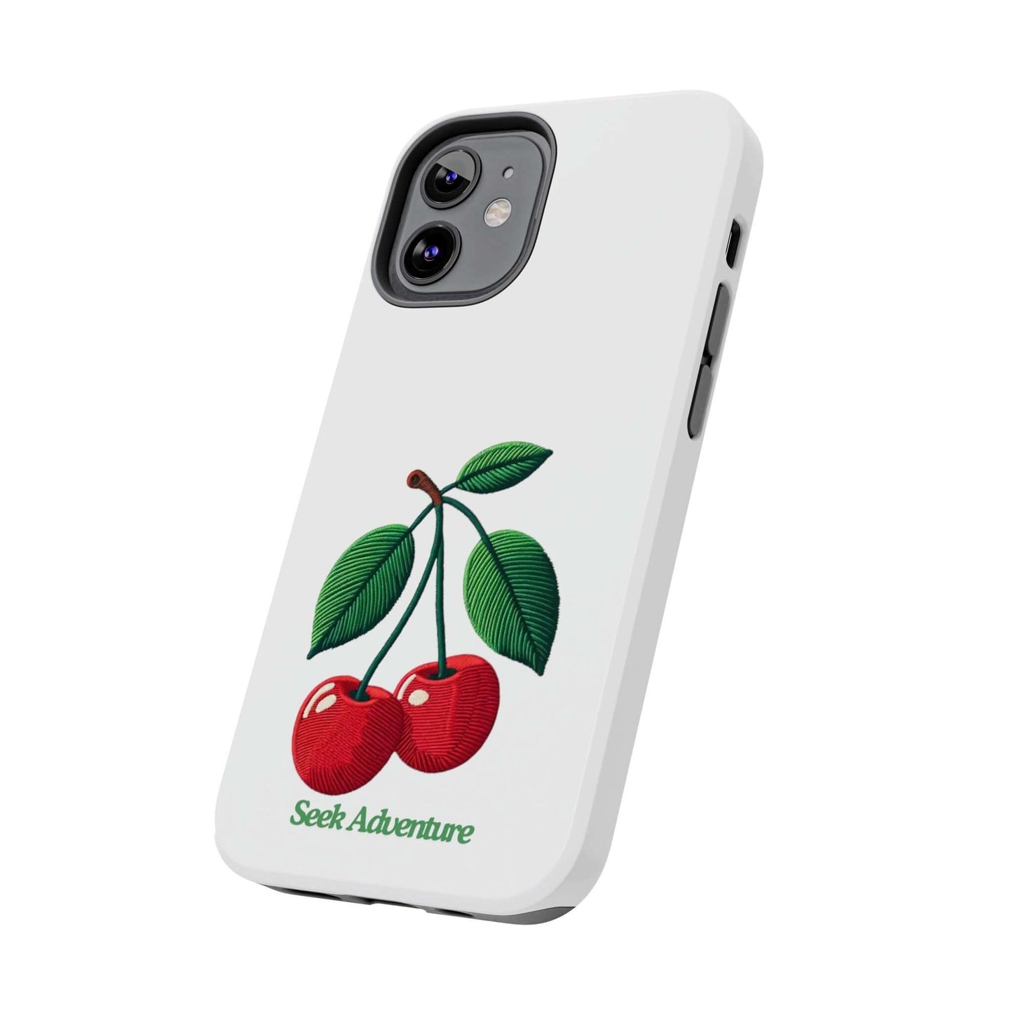 Two Cherries - Tough Phone Case - Phone Case by Seek Adventure | Seek Adventure'