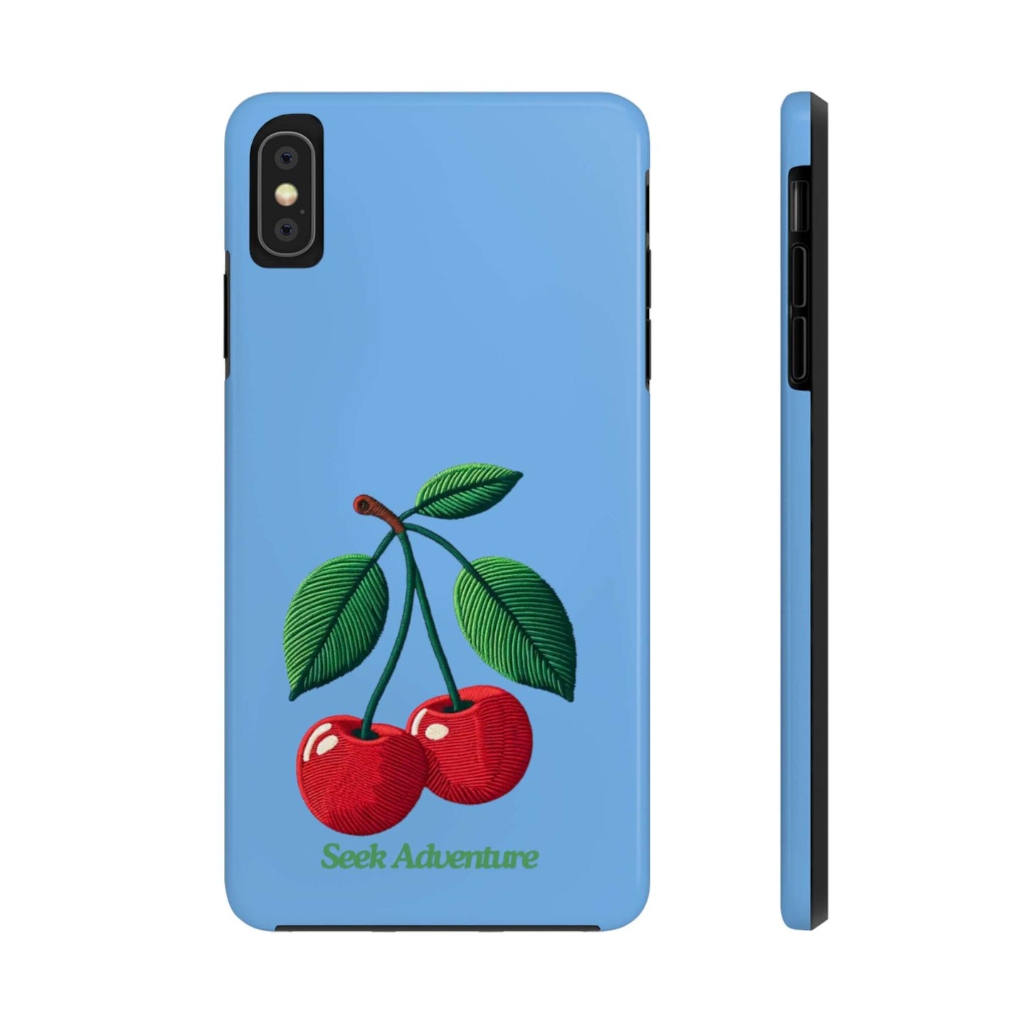 Two Cherries - Tough Phone Case - Phone Case by Seek Adventure | Seek Adventure'