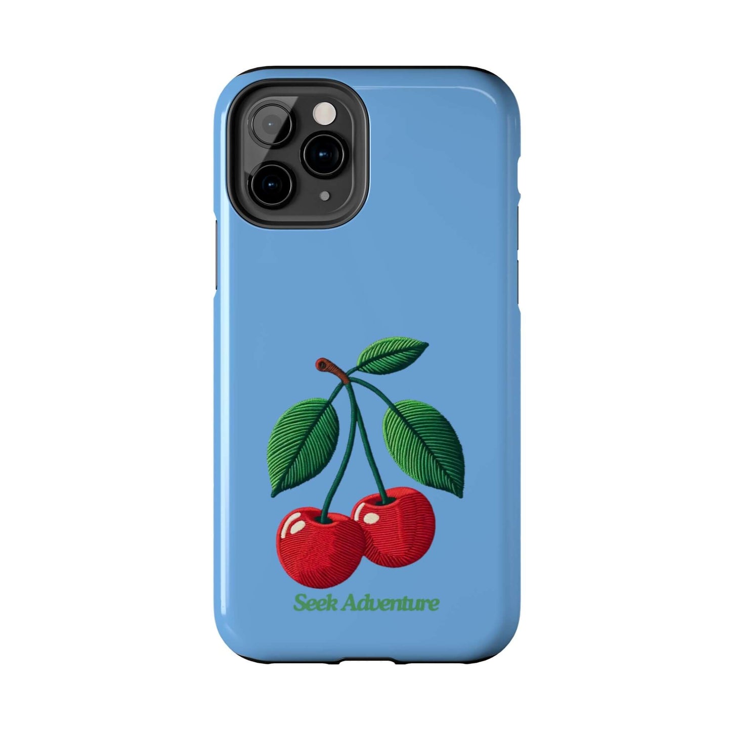 Two Cherries - Tough Phone Case - Phone Case by Seek Adventure | Seek Adventure'