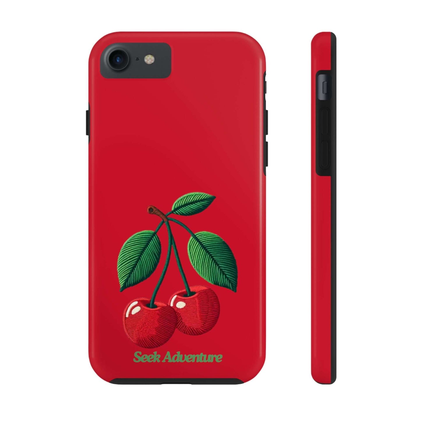 Two Cherries - Tough Phone Case - Phone Case by Seek Adventure | Seek Adventure'