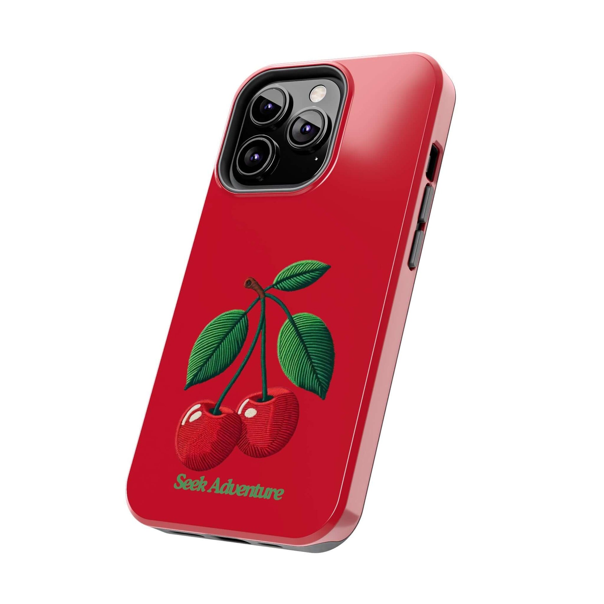 Two Cherries - Tough Phone Case - Phone Case by Seek Adventure | Seek Adventure'